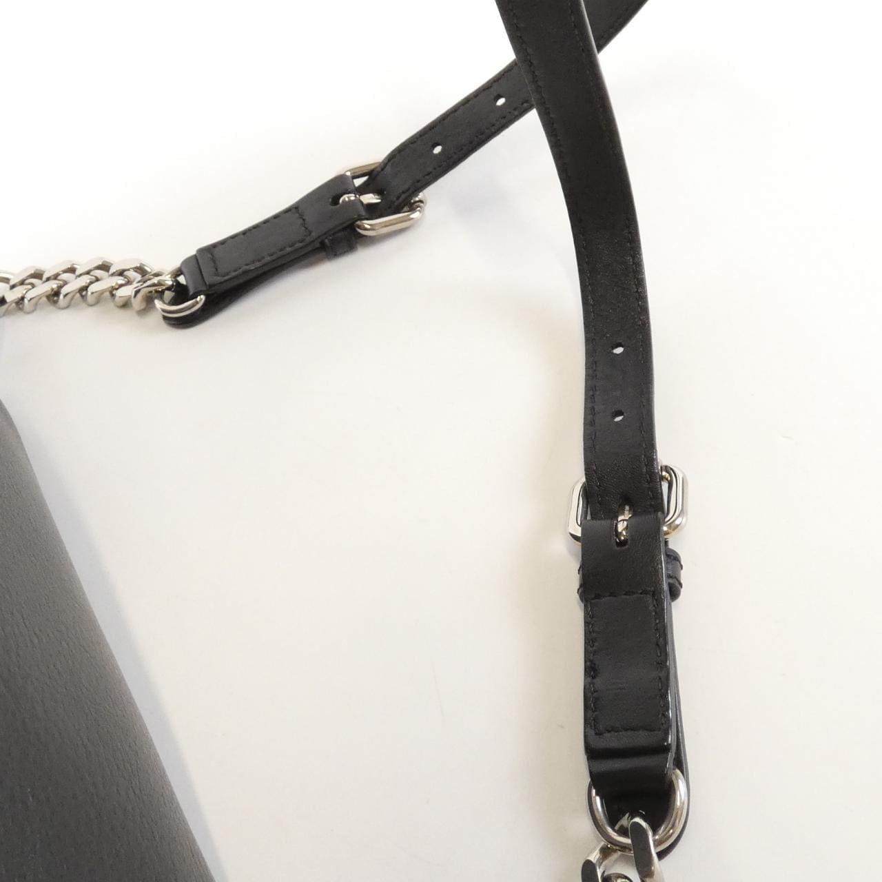 FENDI 8BZ038 7RL Backpack Leather 黑色 皮革 中古品A - 縮圖 8