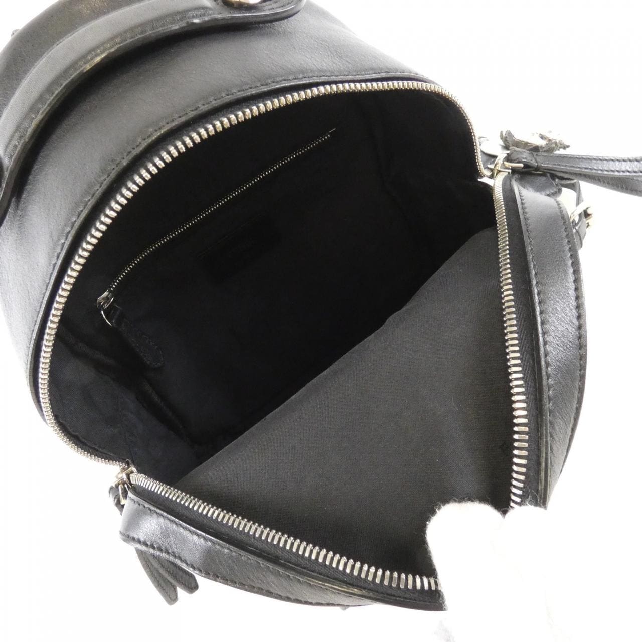 FENDI 8BZ038 7RL Backpack Leather 黑色 皮革 中古品A - 縮圖 10