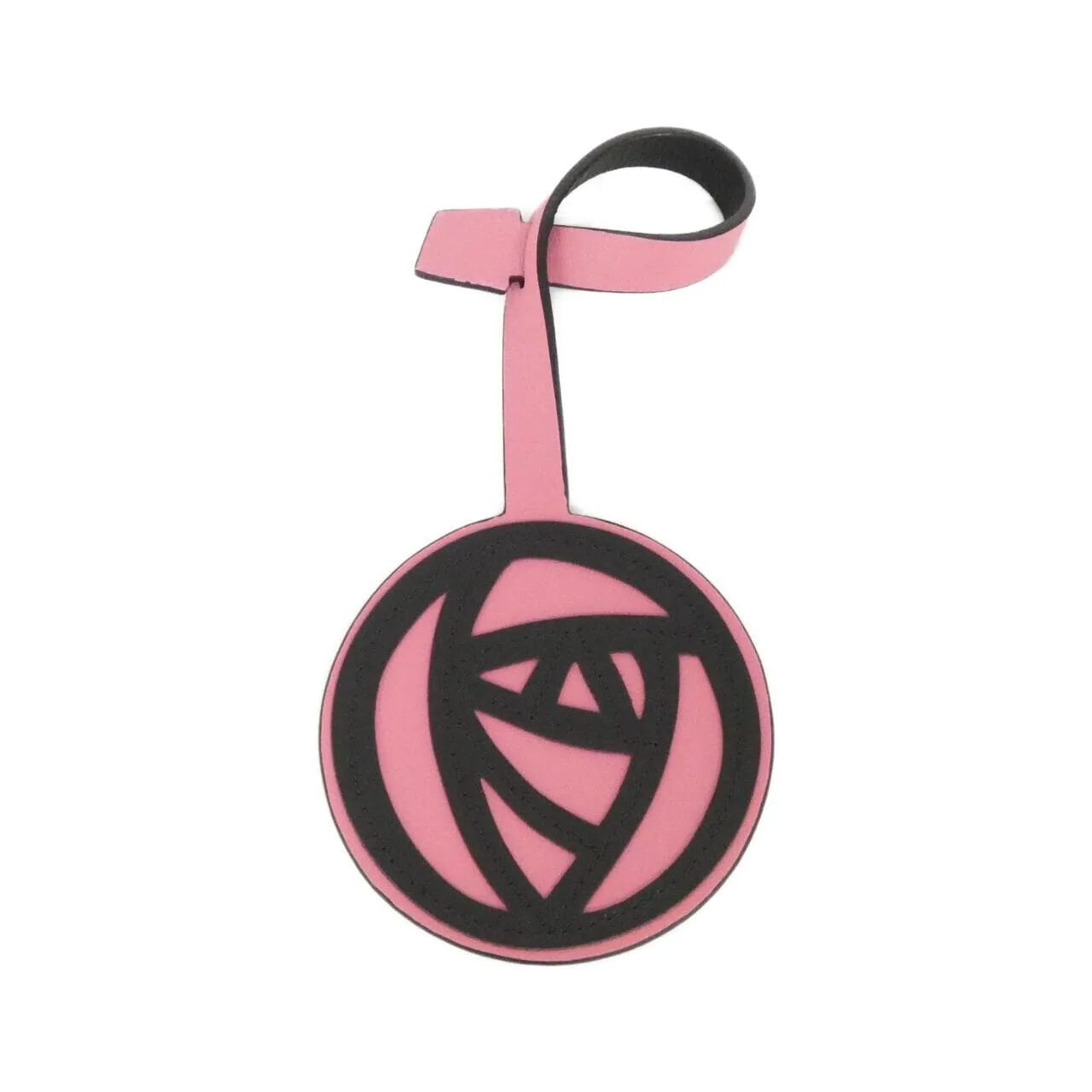 LOEWE 111 19 030 Key Case Leather Black