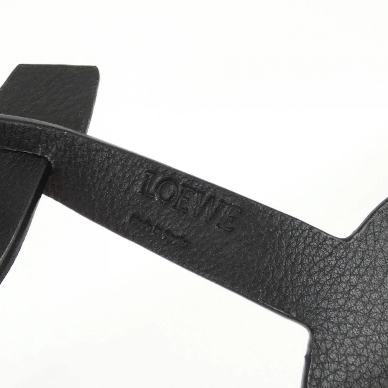 LOEWE 111 19 030 Key Case Leather Black Leather Rank A - Thumbnail 5