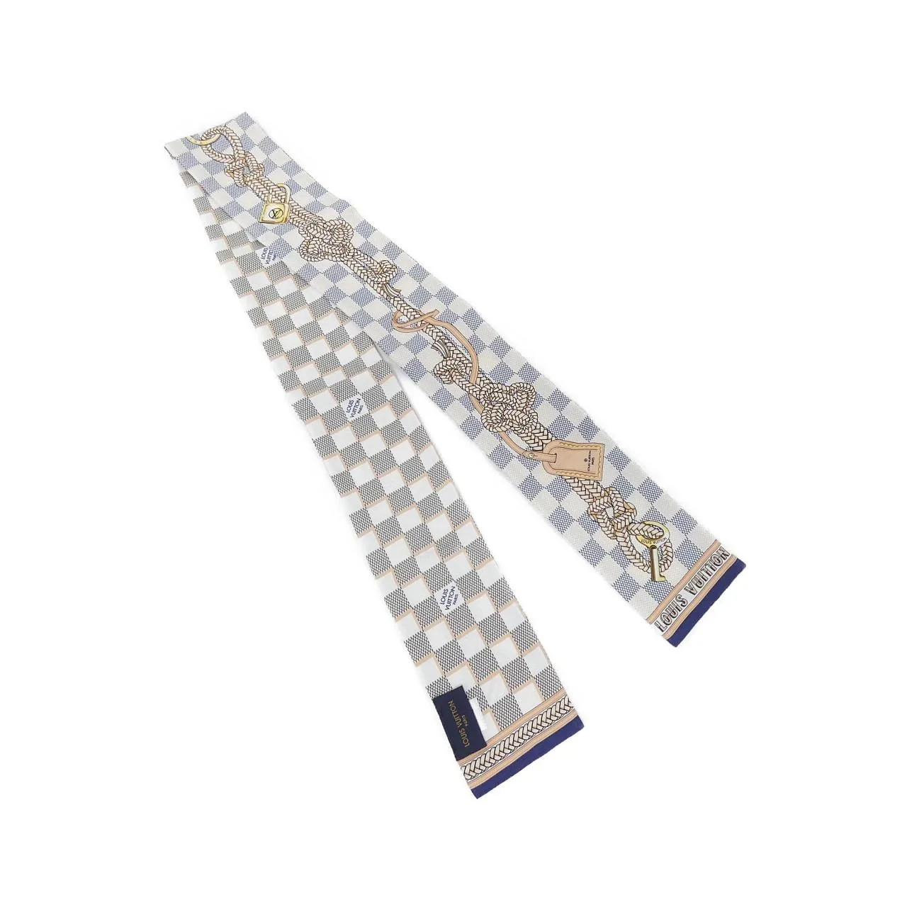 LOUIS VUITTON M77696 Scarf Damier Black