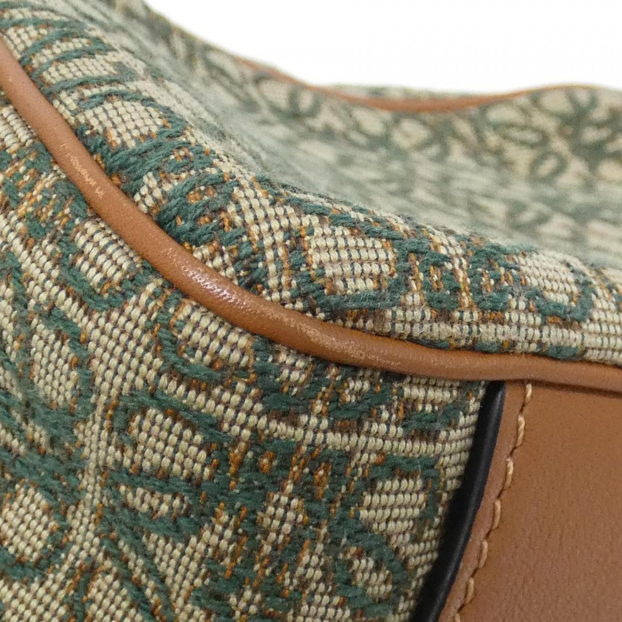 LOEWE B604Z80X01 Shoulder Bag Canvas 黑色 帆布 中古品A - 縮圖 3