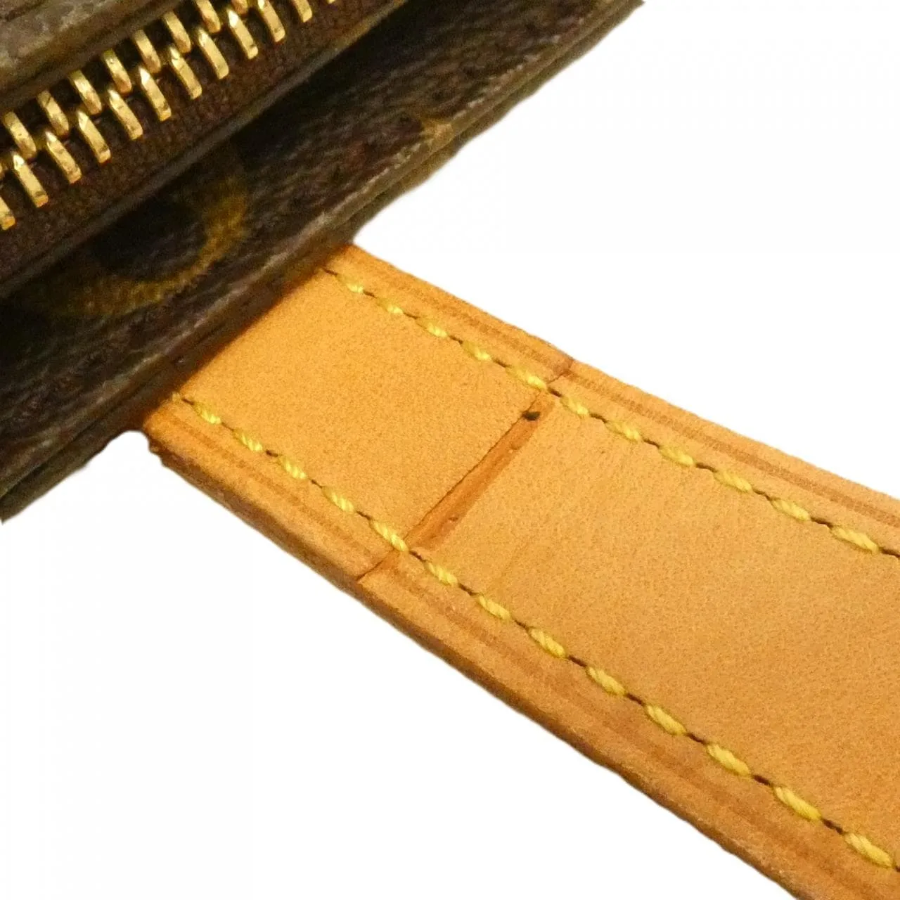 LOUIS VUITTON Caba Piano M51148 Handbag Monogram 黑色 Monogram 中古品B - 縮圖 6