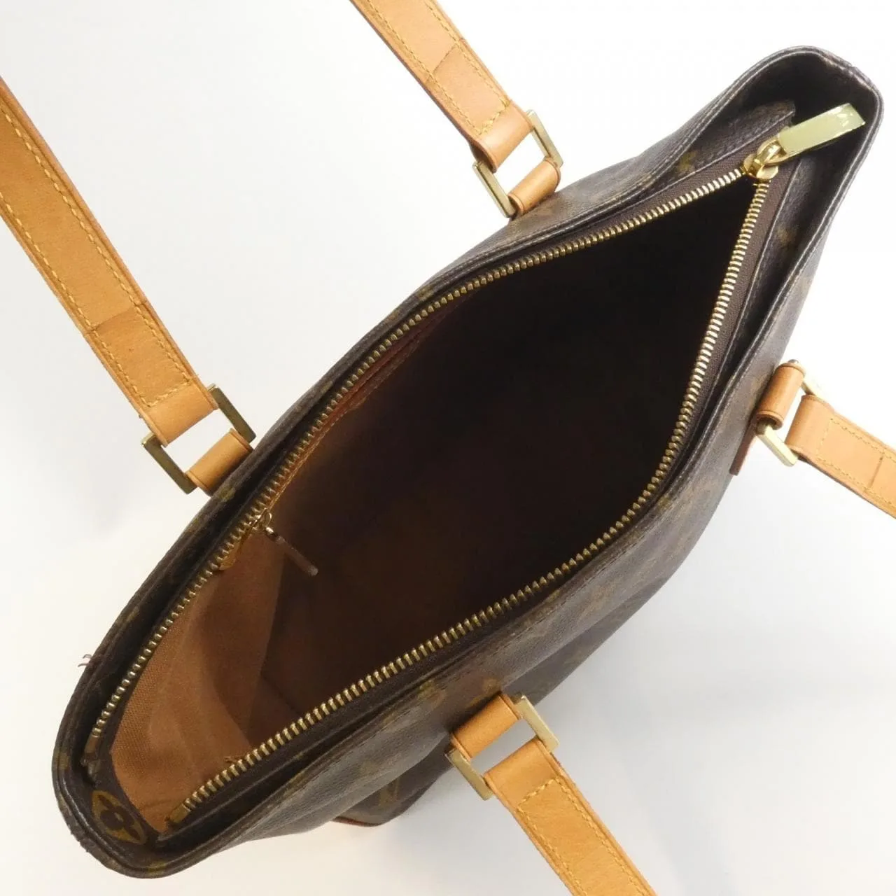 LOUIS VUITTON Caba Piano M51148 Handbag Monogram 黑色 Monogram 中古品B - 縮圖 8