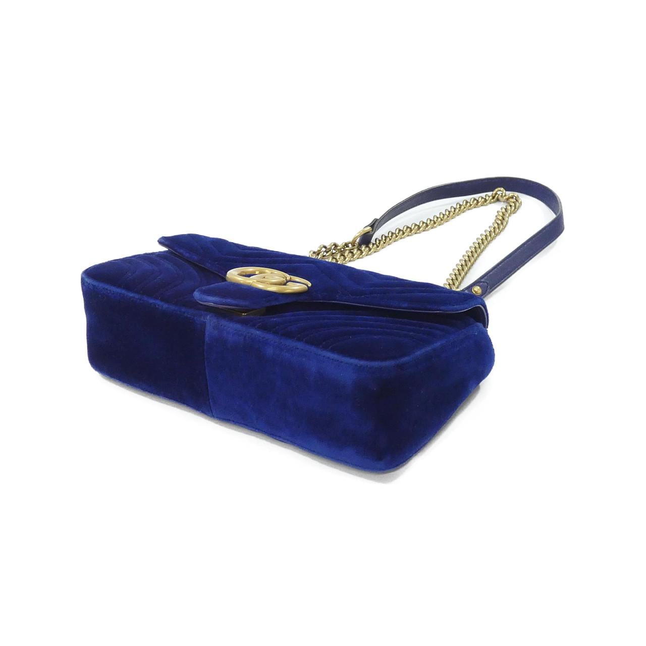 GUCCI Marmont 443497 K4D2T Shoulder Bag Black - Thumbnail 3