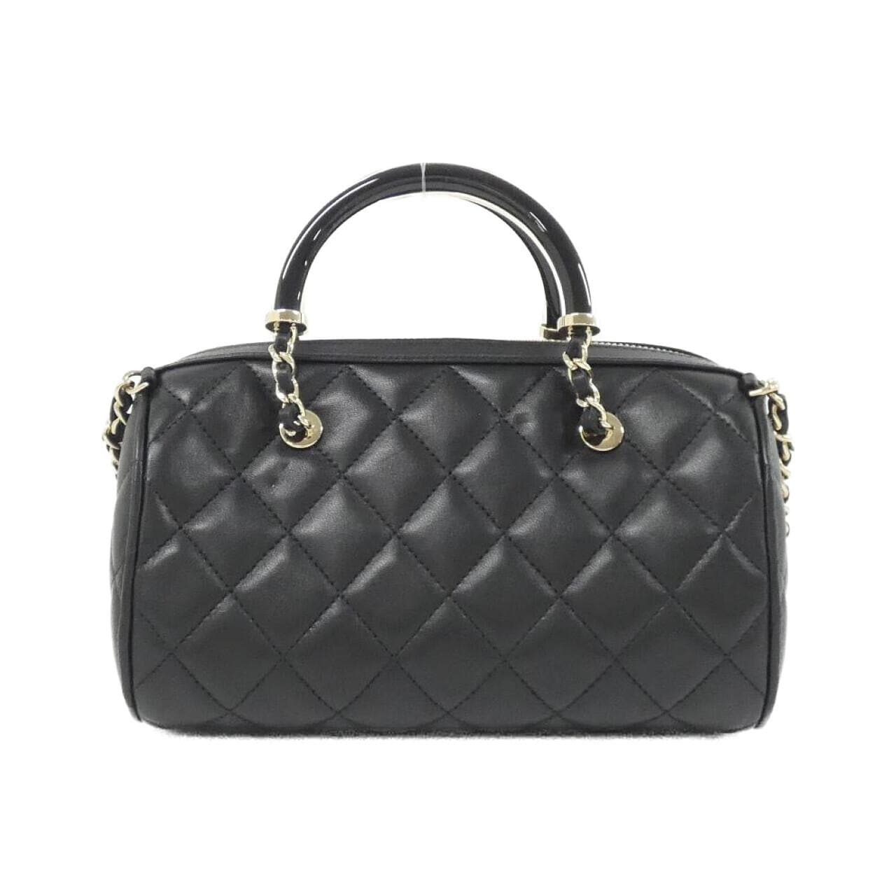 CHANEL AP4411 Handbag Lambskin 黑色 羊皮 中古品A - 縮圖 2