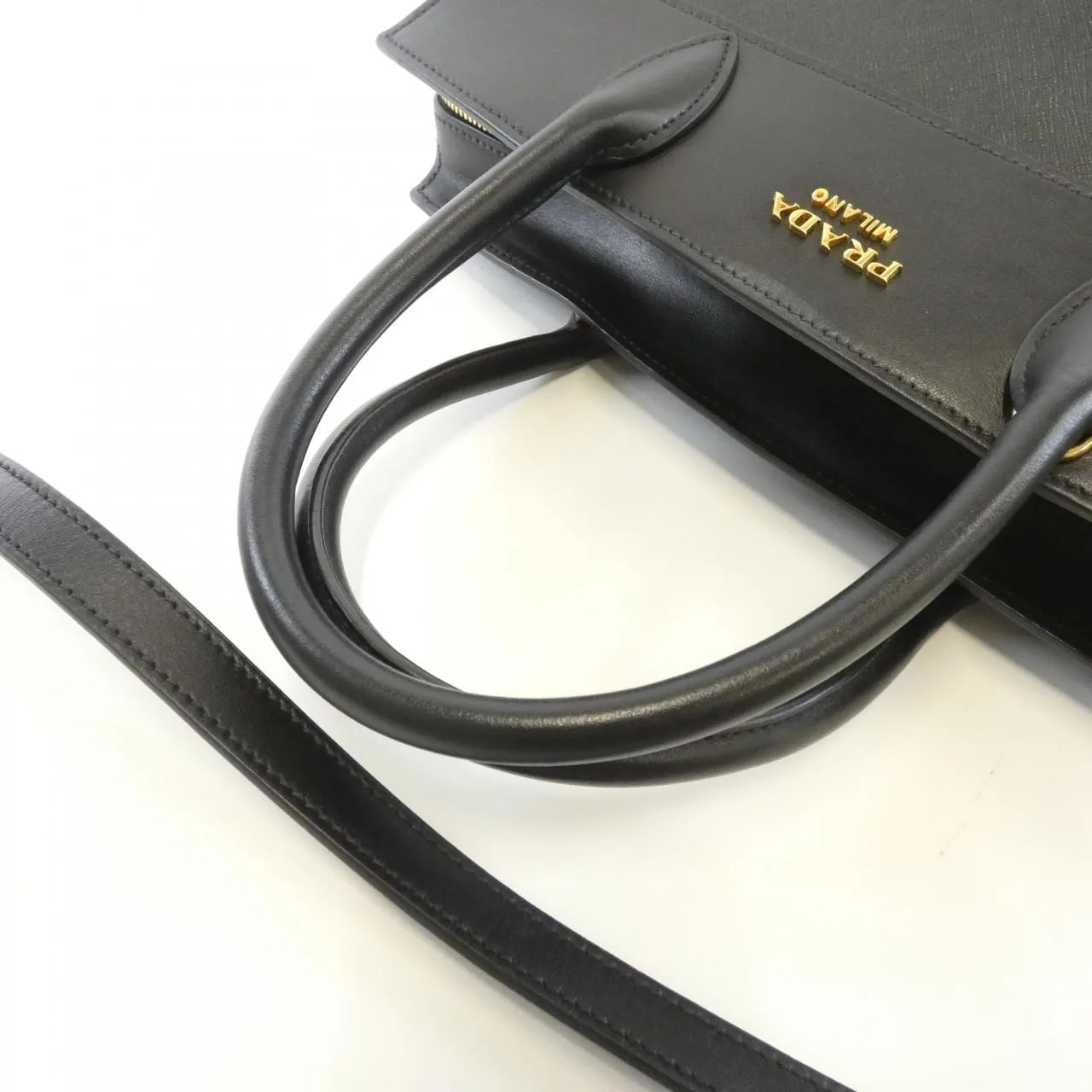 PRADA 1BA047 Handbag Black Rank A - Thumbnail 7