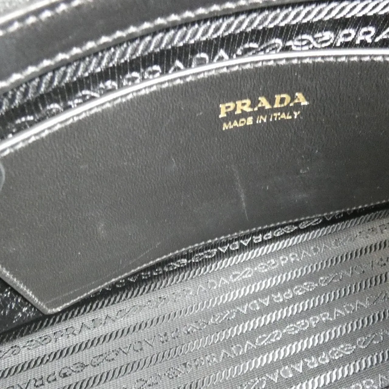 PRADA 1BA047 Handbag Black Rank A - Thumbnail 9