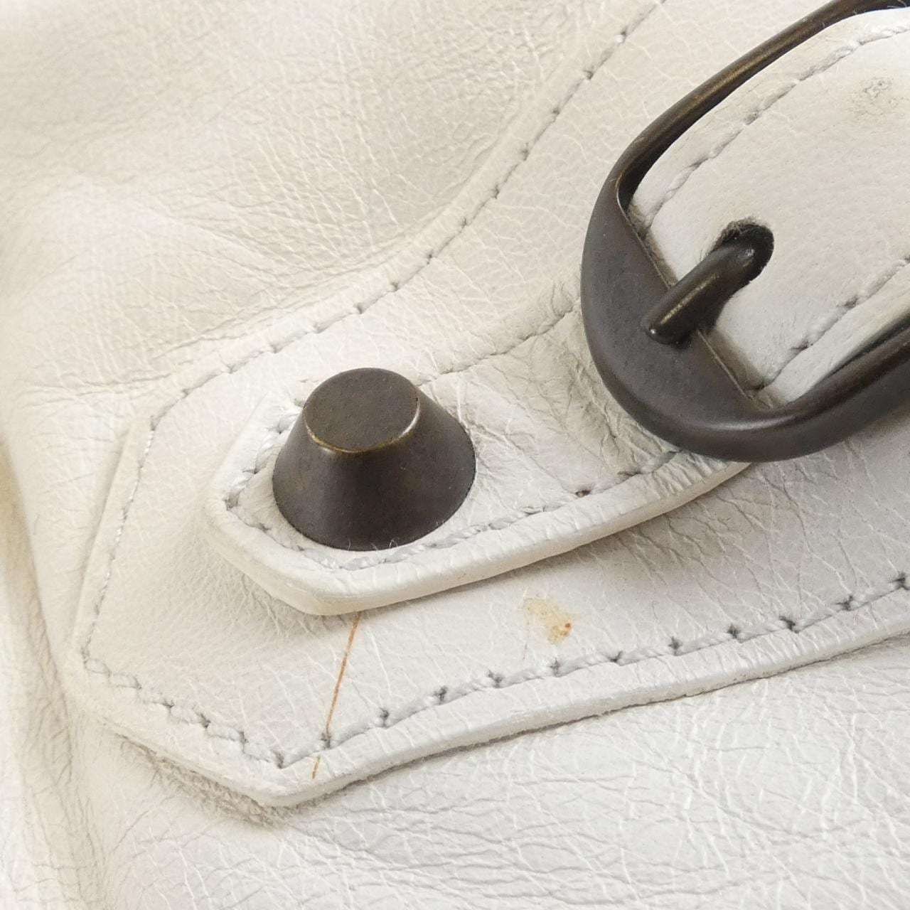 BALENCIAGA 103208 D94JT Bag Lambskin Black Lambskin - Thumbnail 4