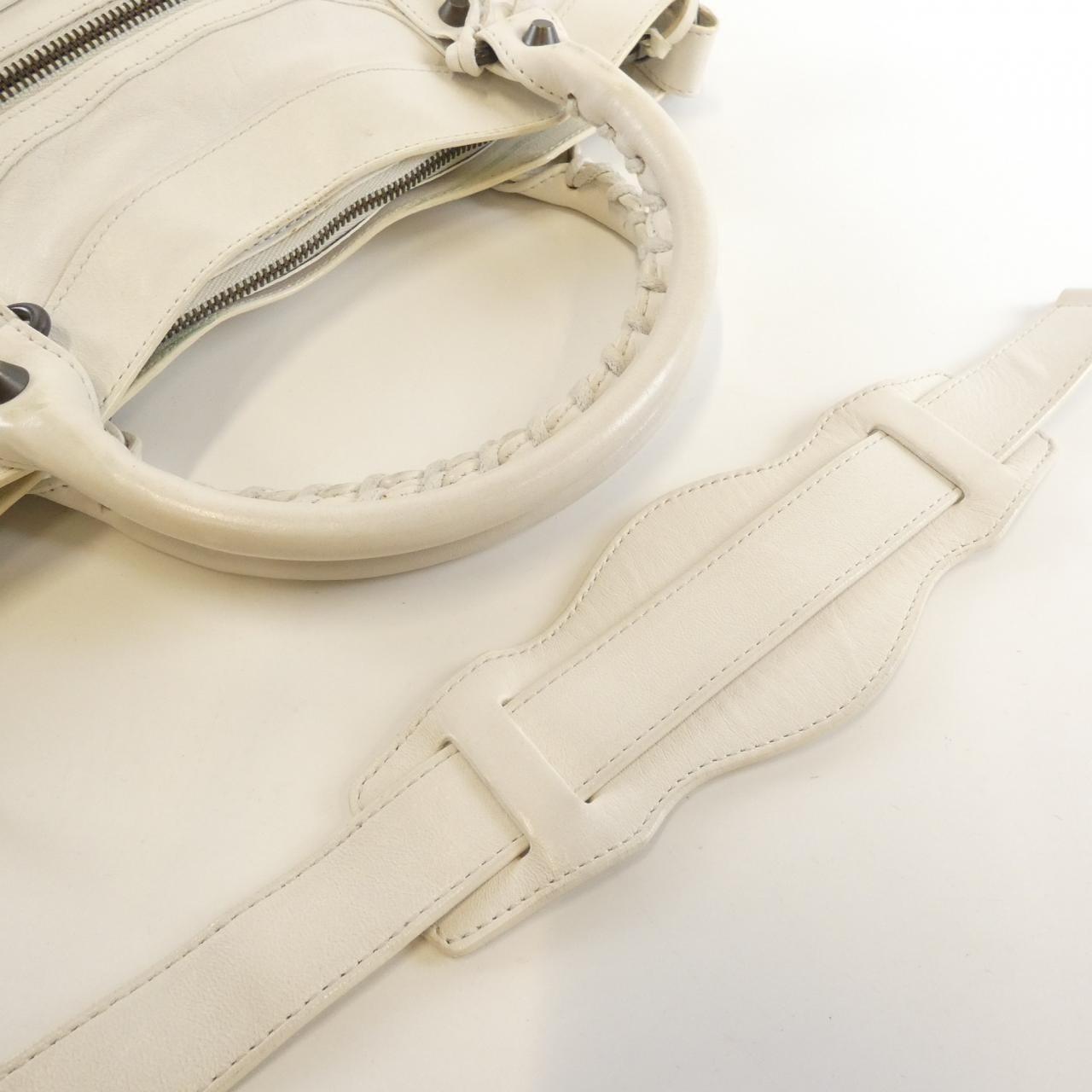 BALENCIAGA 103208 D94JT Bag Lambskin Black Lambskin - Thumbnail 9