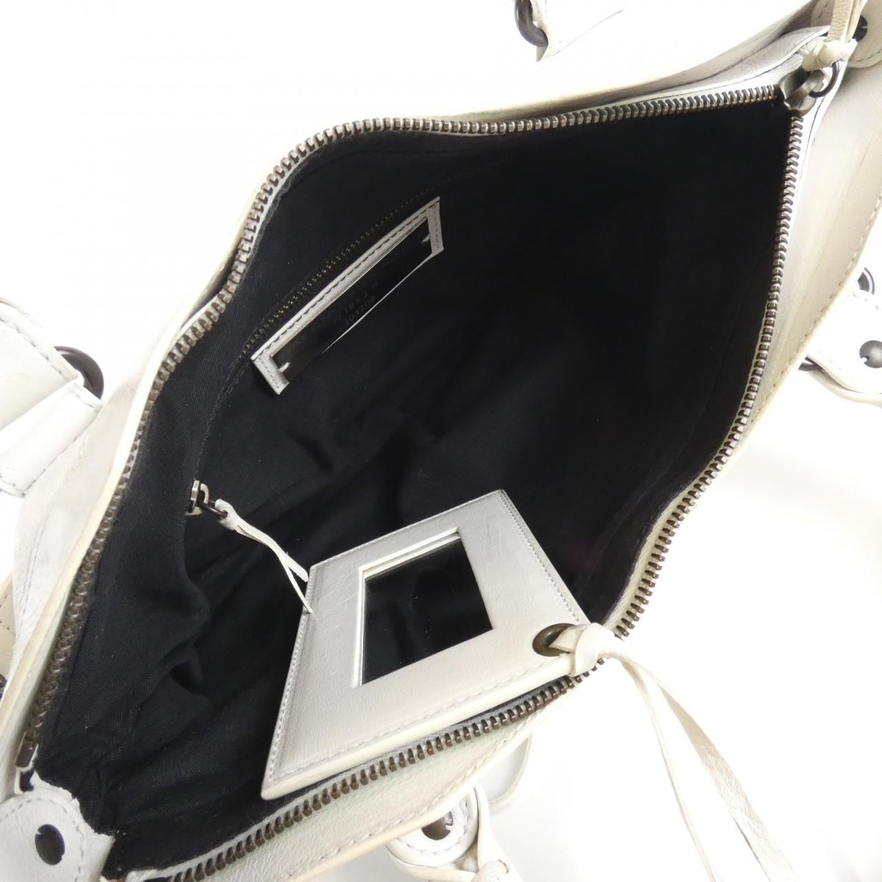 BALENCIAGA 103208 D94JT Bag Lambskin Black Lambskin - Thumbnail 10