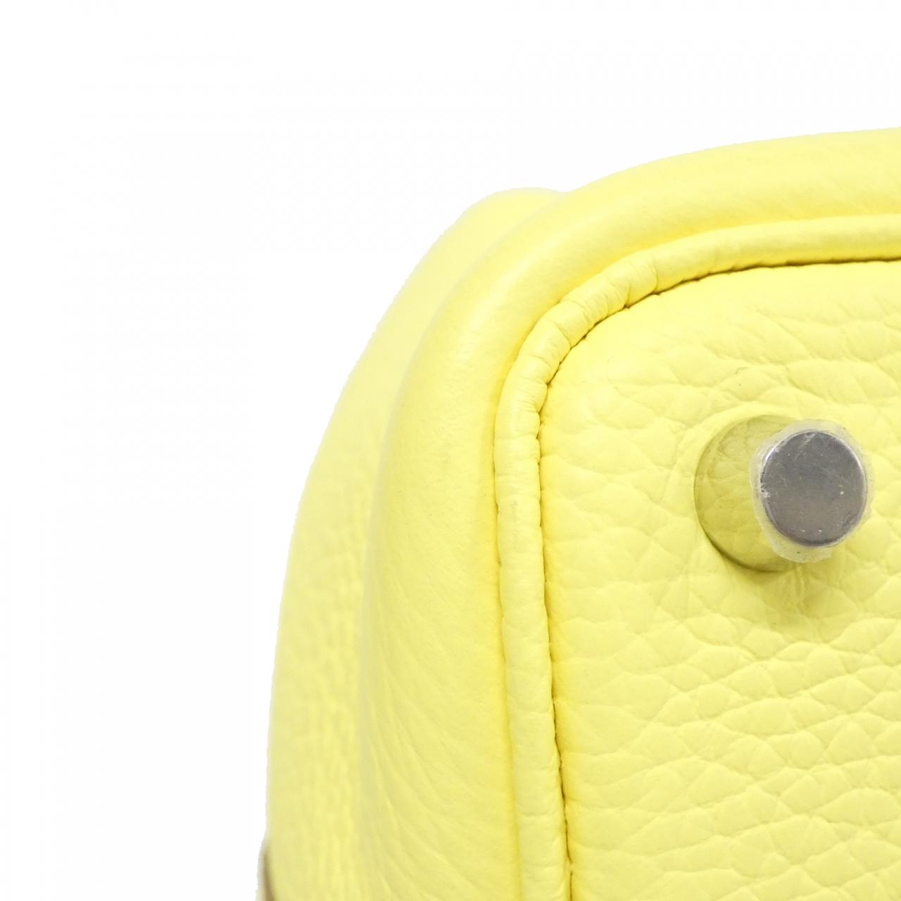 HERMES HERMÈS Picotin 056289CK Bag Clemence Black Clemence Leather - Thumbnail 2