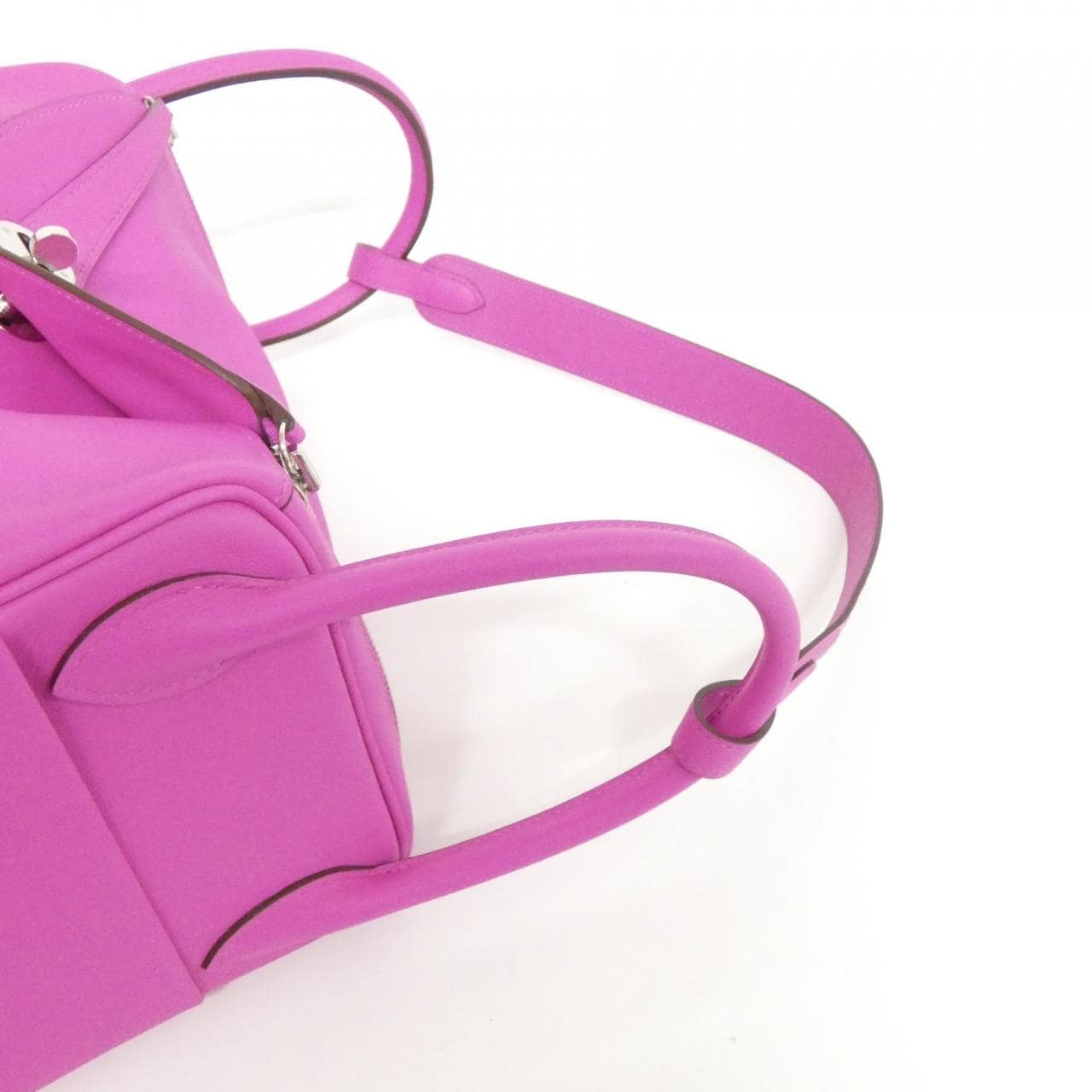 HERMES HERMÈS Lindy 076296CK Shoulder Bag Epsom Blue Epsom Leather Rank A - Thumbnail 6