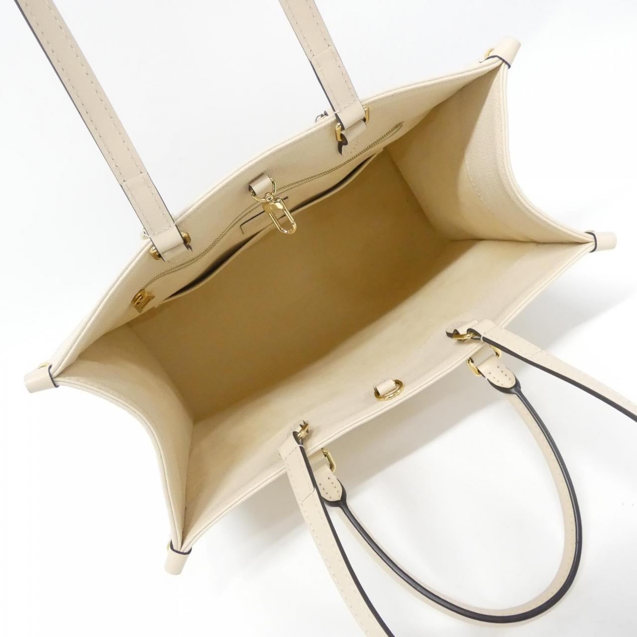 LOUIS VUITTON OnTheGo M46531 Bag Monogram 黑色 Monogram 中古品A - 縮圖 6