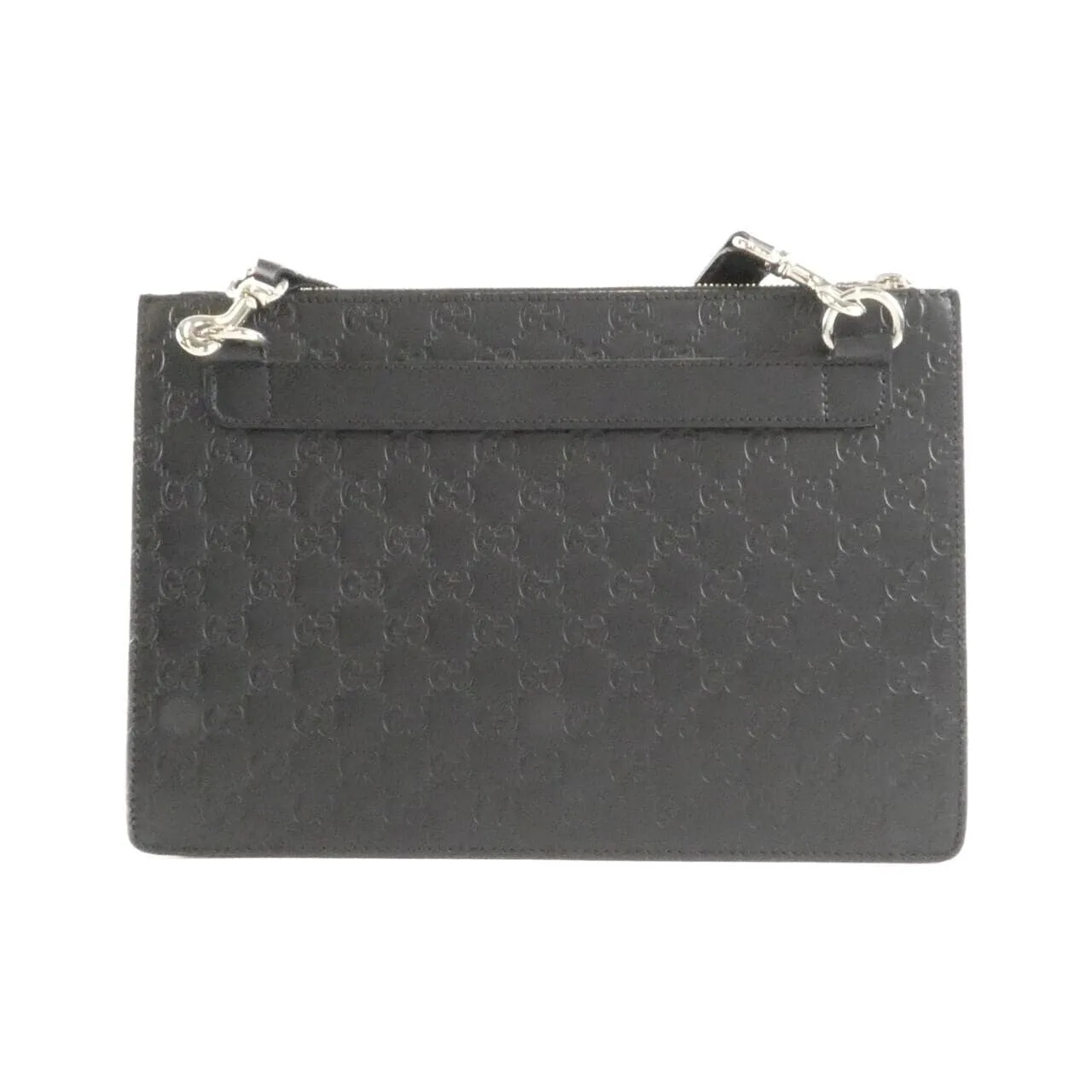 GUCCI 450953 CWC1N Bag Leather 黑色 皮革 中古品A - 縮圖 2