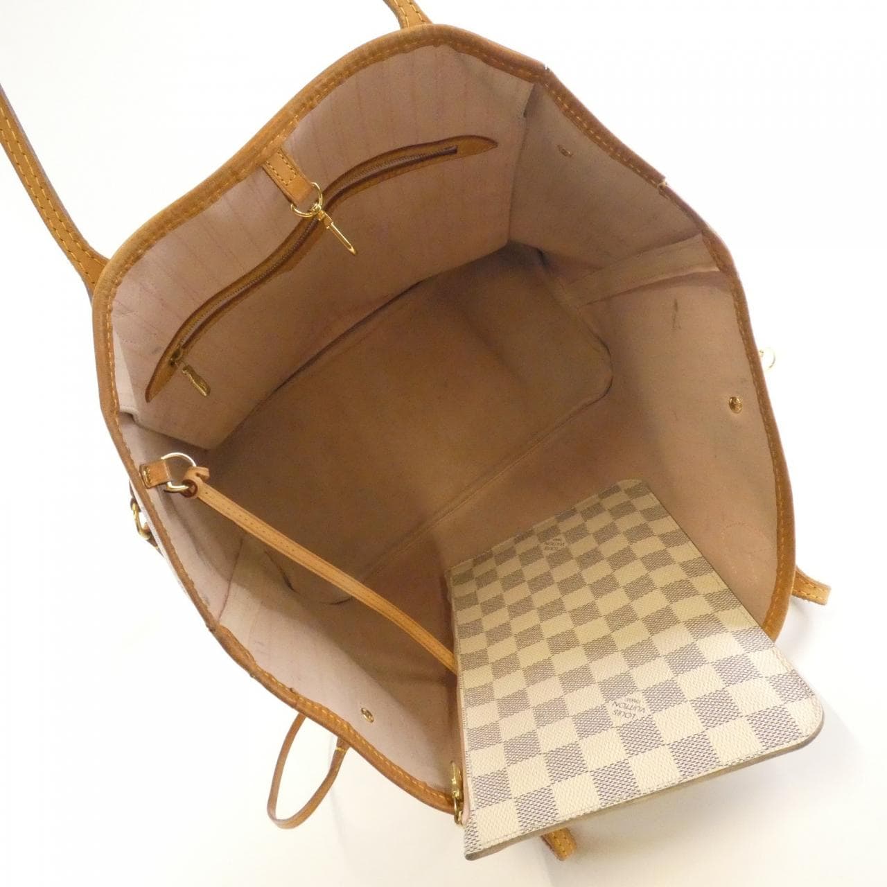 LOUIS VUITTON Neverfull N41605 Bag Damier Black Damier - Thumbnail 8