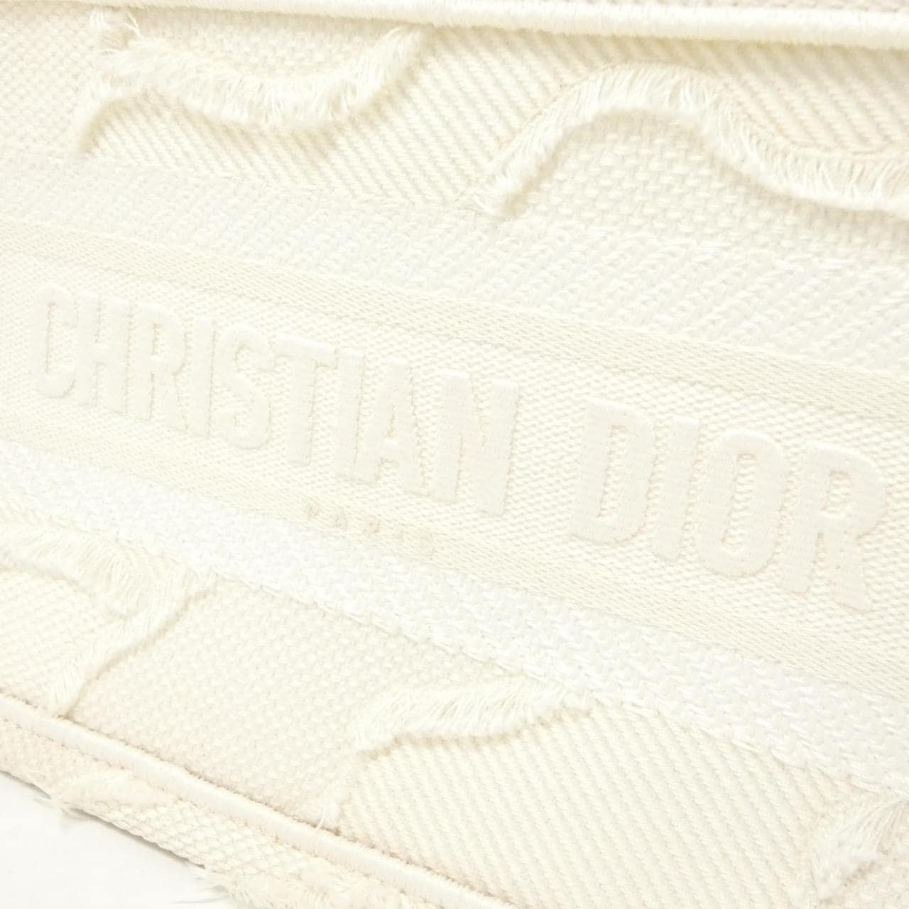 DIOR Book Tote S5475ZWAH Tote Canvas Black Canvas Rank A - Thumbnail 4