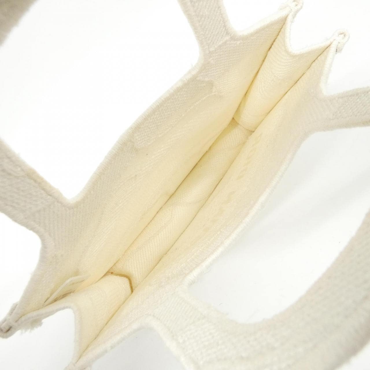 DIOR Book Tote S5475ZWAH Tote Canvas Black Canvas Rank A - Thumbnail 8