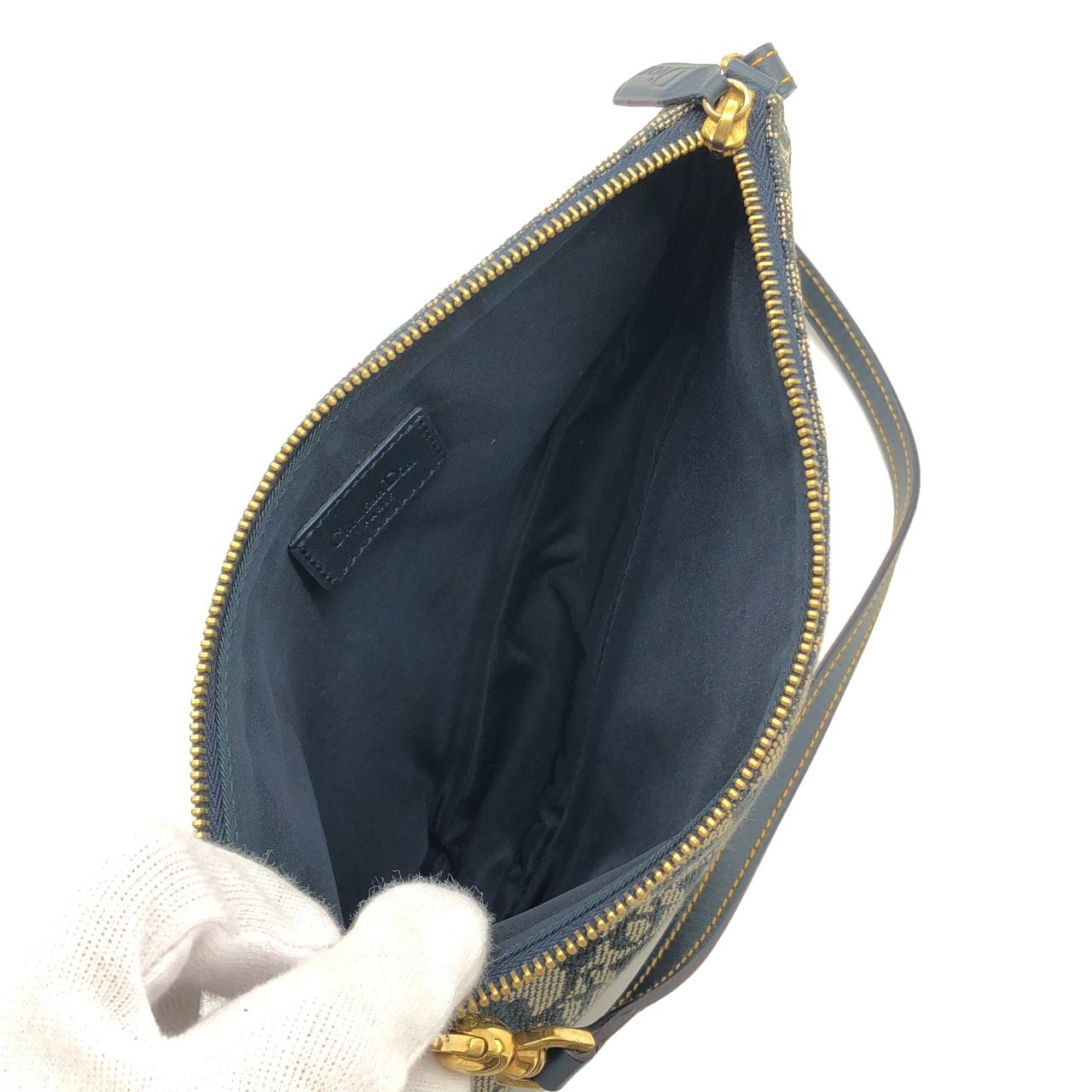 DIOR Lady D-Lite SLO44012 Shoulder Bag Canvas Blue Canvas - Thumbnail 8