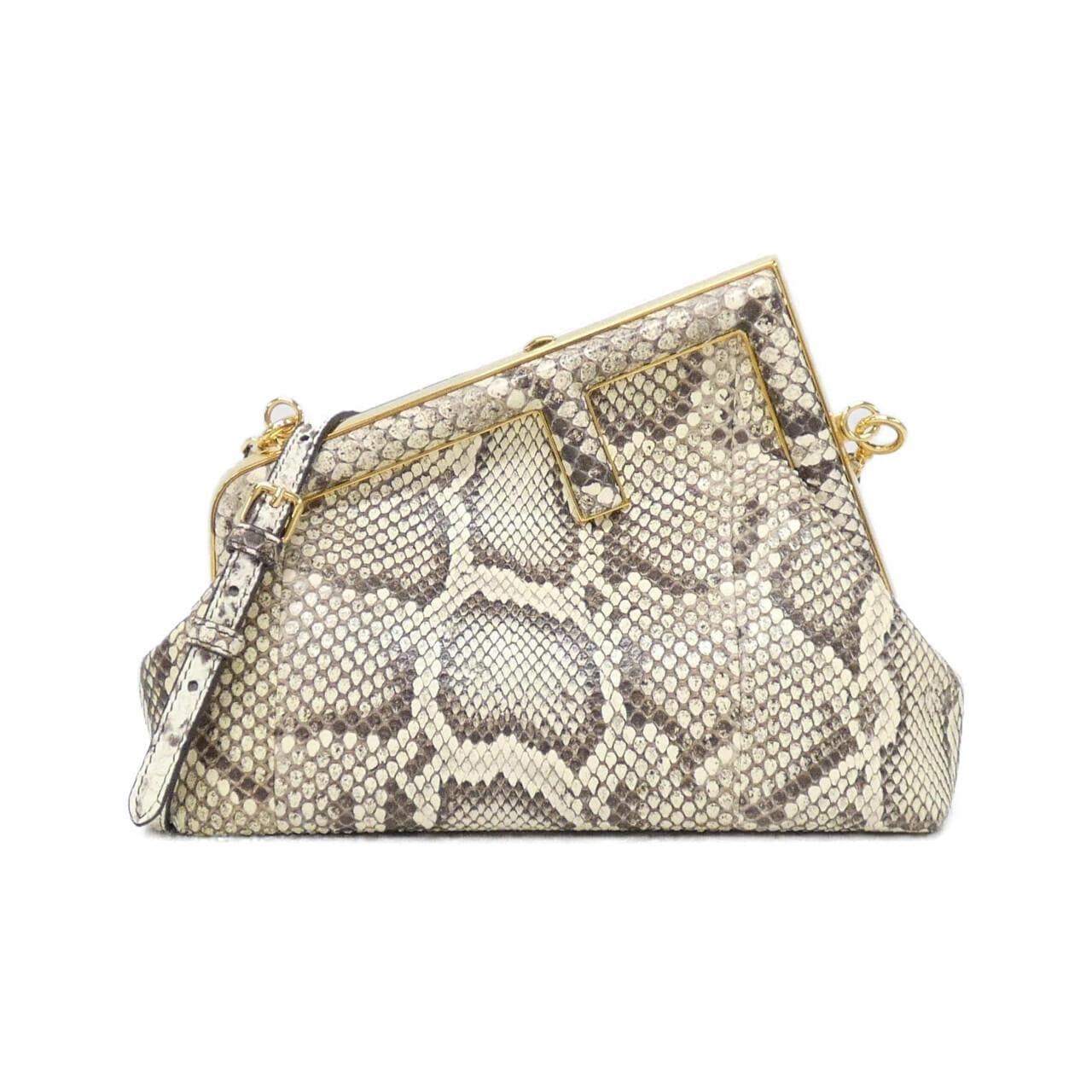 FENDI Fendi First 8BP129 AH97 Bag Python