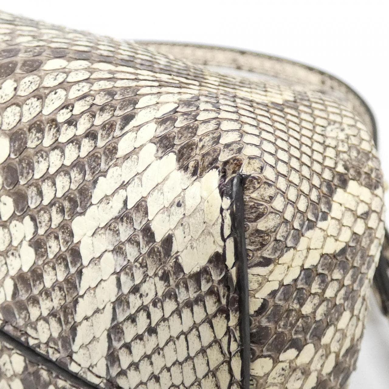 FENDI Fendi First 8BP129 AH97 Bag Python Black Python - Thumbnail 3