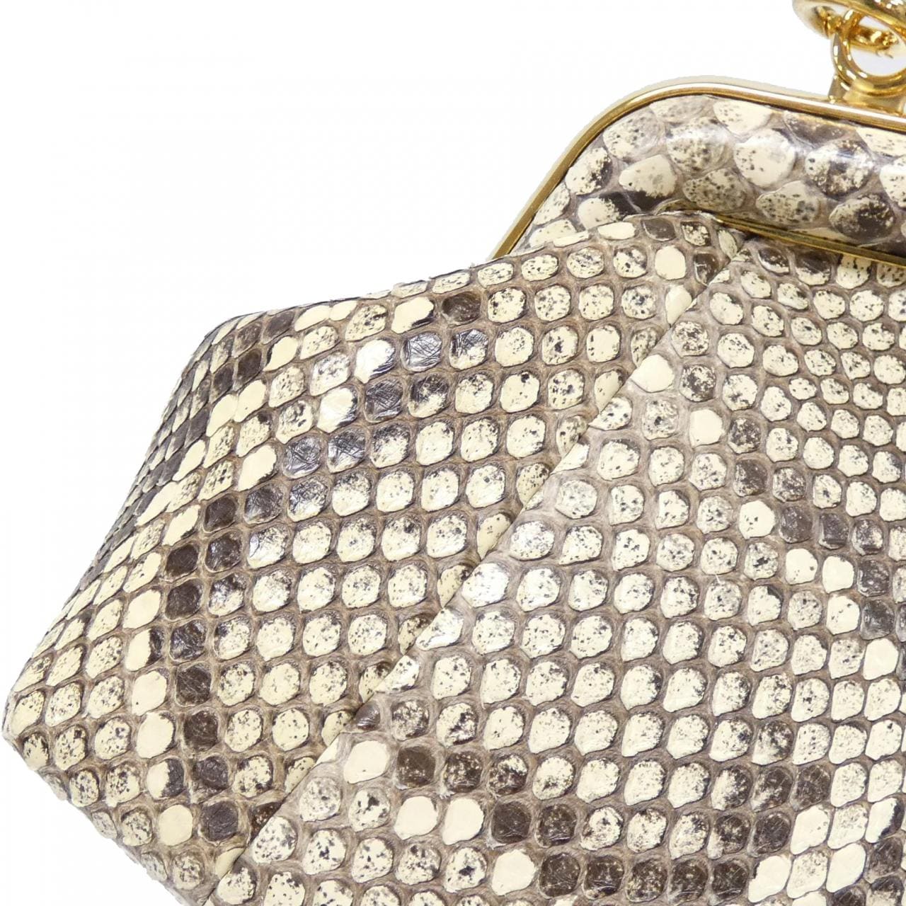 FENDI Fendi First 8BP129 AH97 Bag Python Black Python - Thumbnail 4