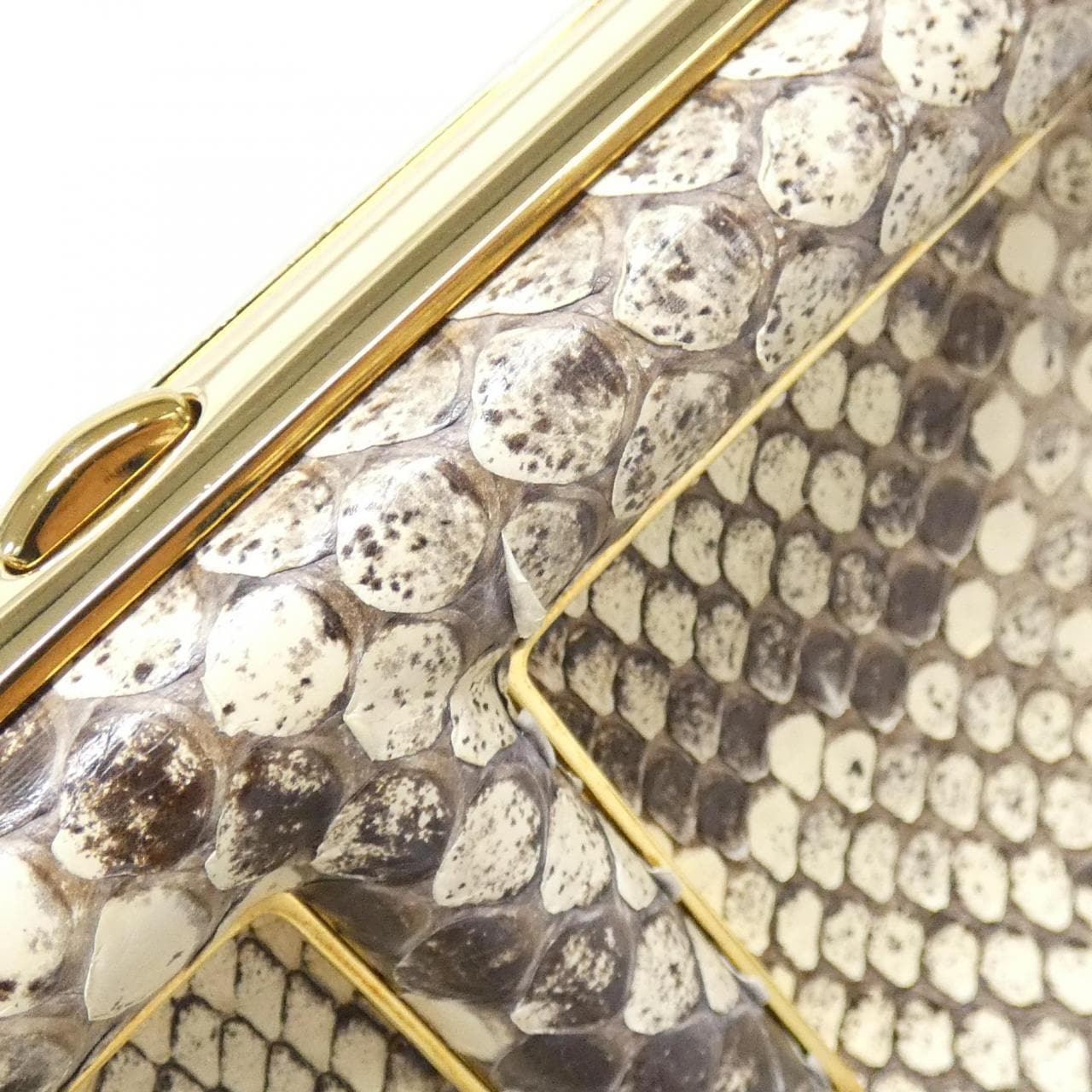 FENDI Fendi First 8BP129 AH97 Bag Python Black Python - Thumbnail 5