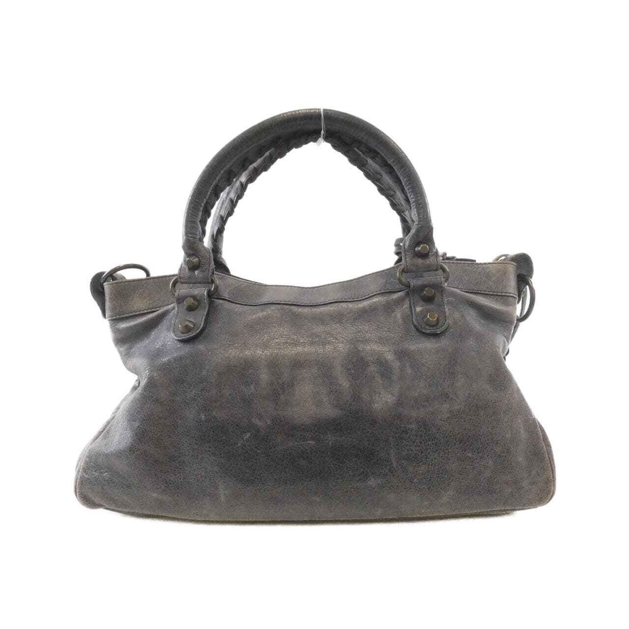 BALENCIAGA 103208 D94JT Bag Lambskin Black Lambskin - Thumbnail 2