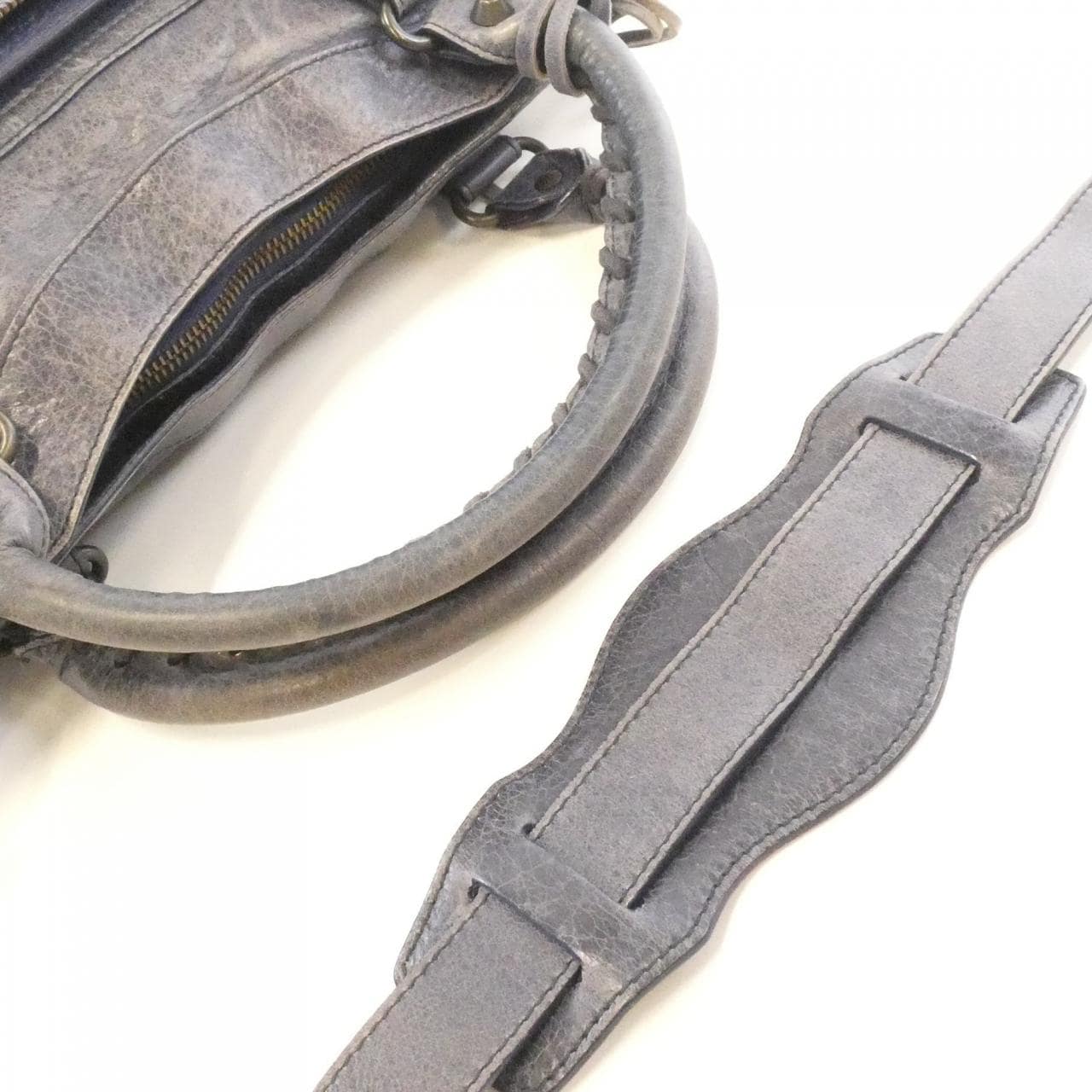 BALENCIAGA 103208 D94JT Bag Lambskin Black Lambskin - Thumbnail 5