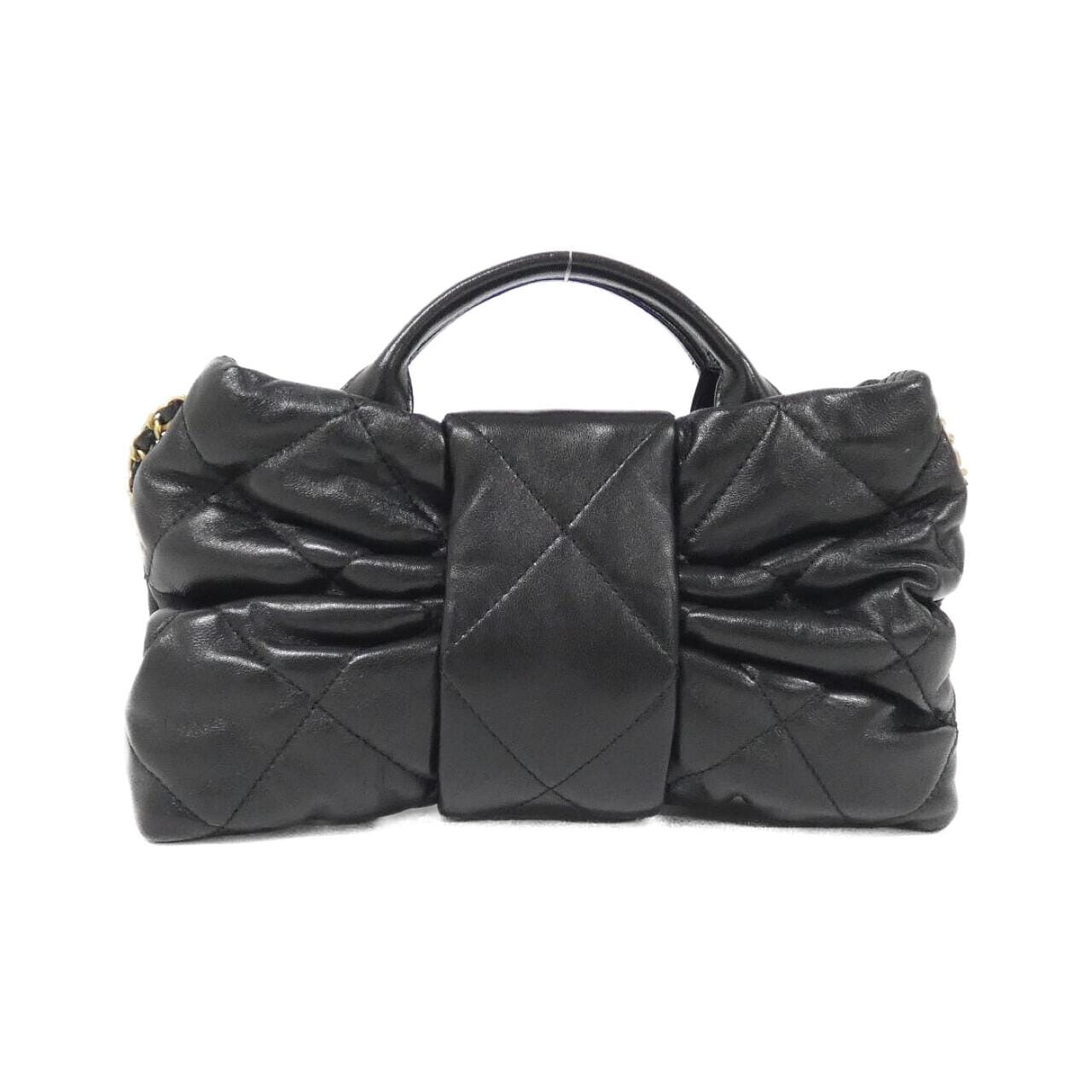 CHANEL AS5849 Handbag Lambskin 黑色 羊皮 中古品A - 縮圖 2