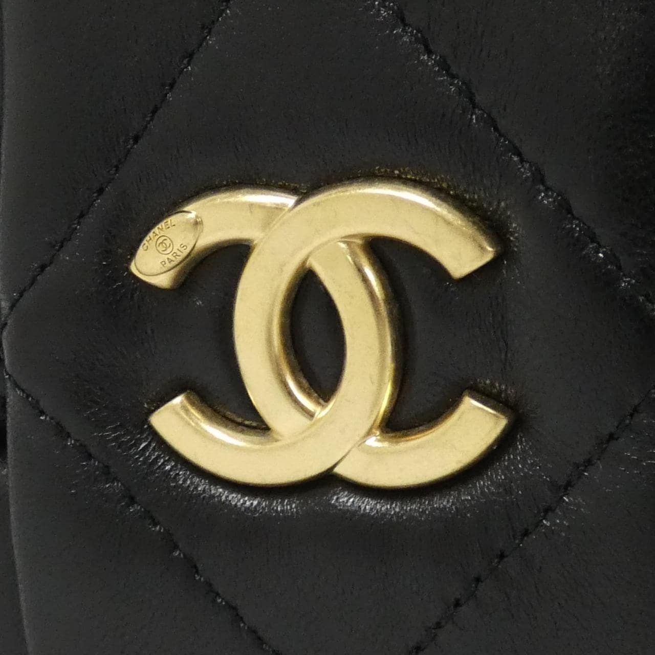 CHANEL AS5849 Handbag Lambskin 黑色 羊皮 中古品A - 縮圖 4