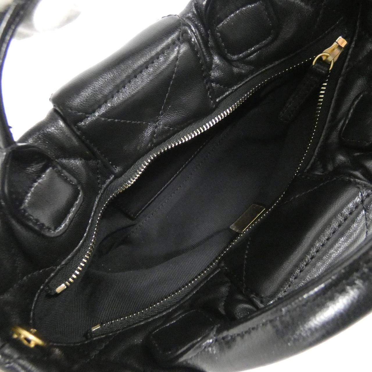 CHANEL AS5849 Handbag Lambskin 黑色 羊皮 中古品A - 縮圖 7