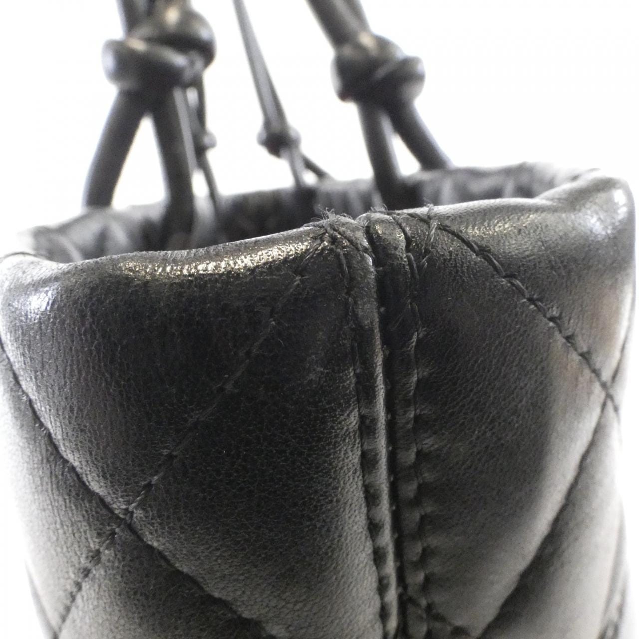 CHANEL Cambon 25169 Handbag Patent Leather Black Patent Leather - Thumbnail 5