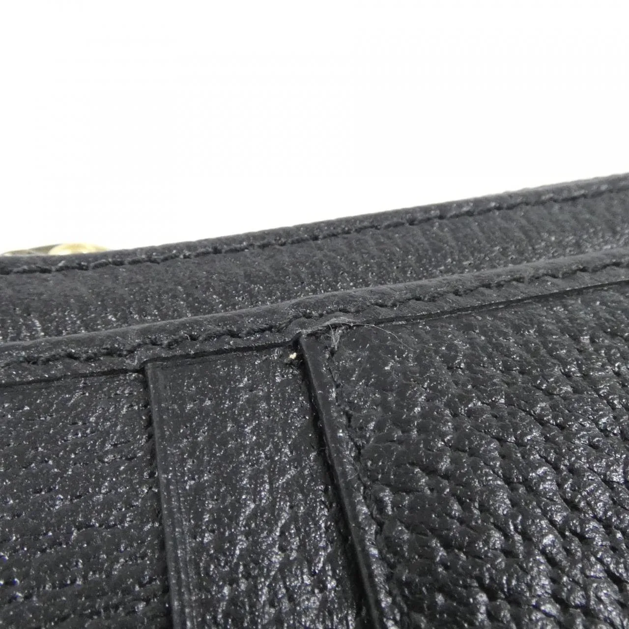 GUCCI 657589 DJ20T Coin Case Leather 黑色 皮革 中古品A - 縮圖 4