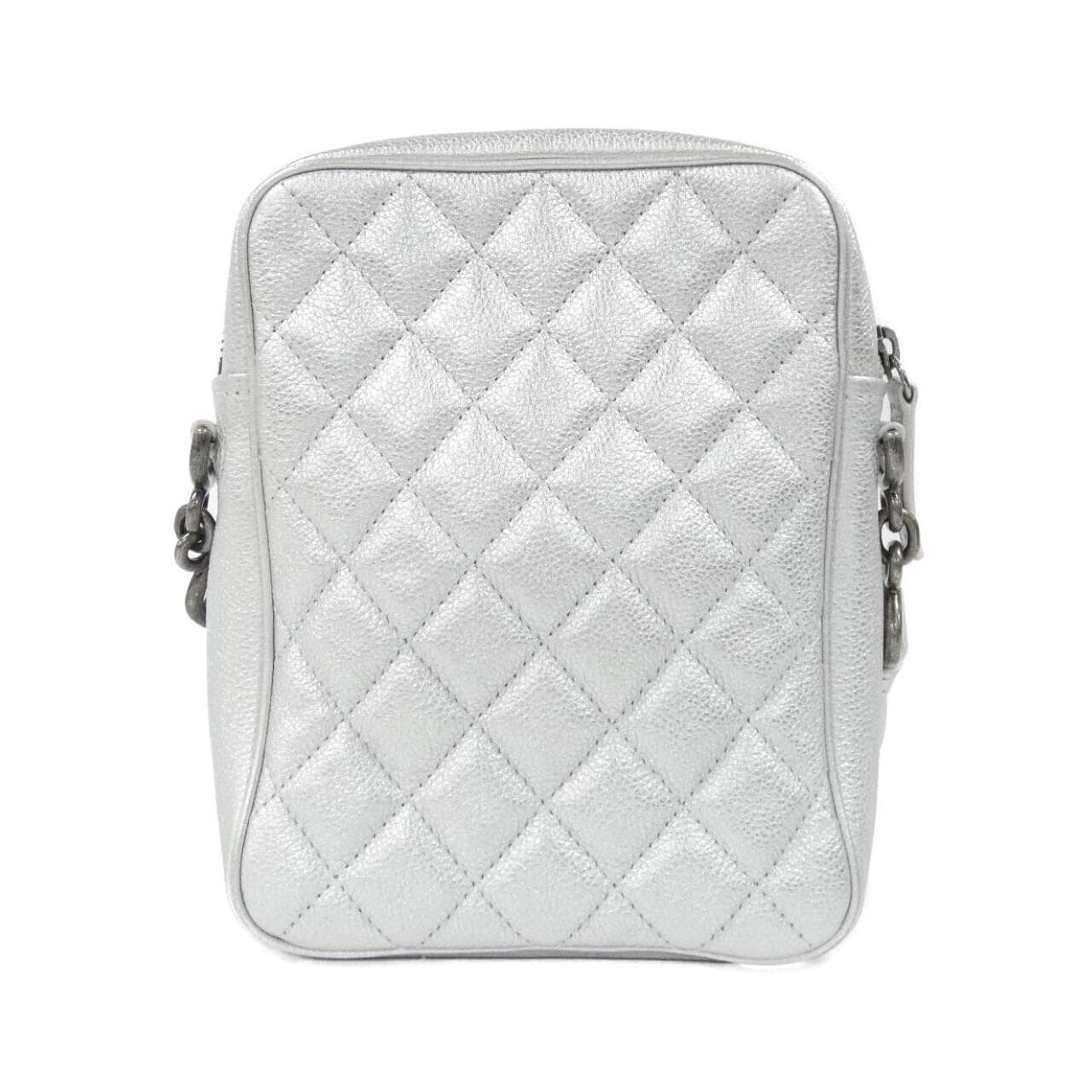 CHANEL Handbag 銀色 中古品A - 縮圖 2