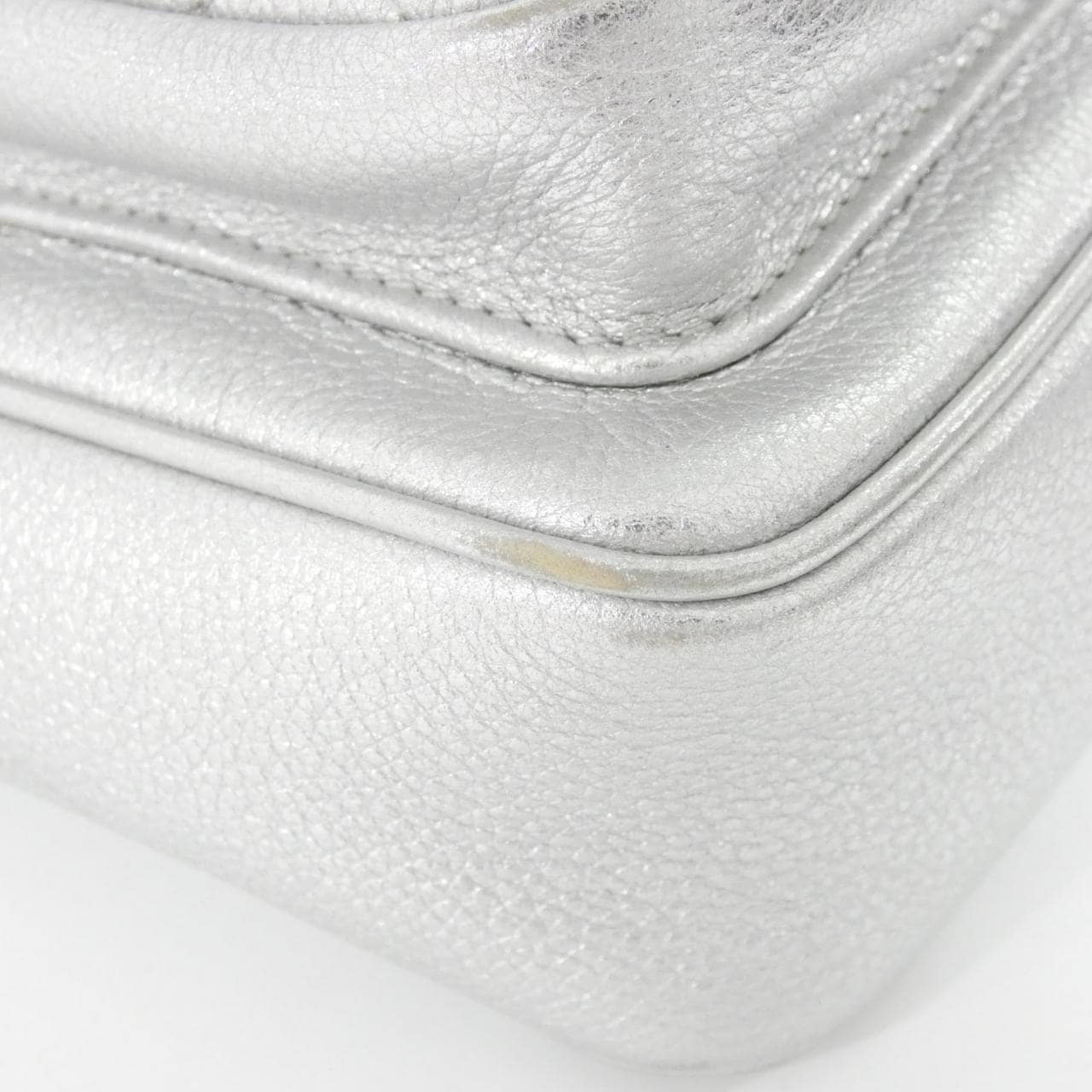 CHANEL Handbag 銀色 中古品A - 縮圖 3