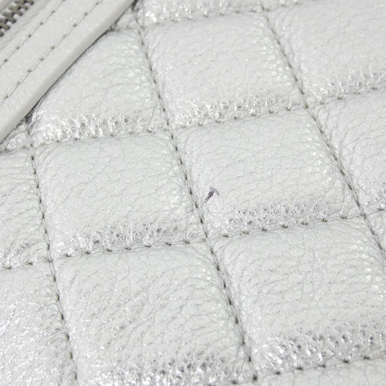 CHANEL Handbag 銀色 中古品A - 縮圖 4