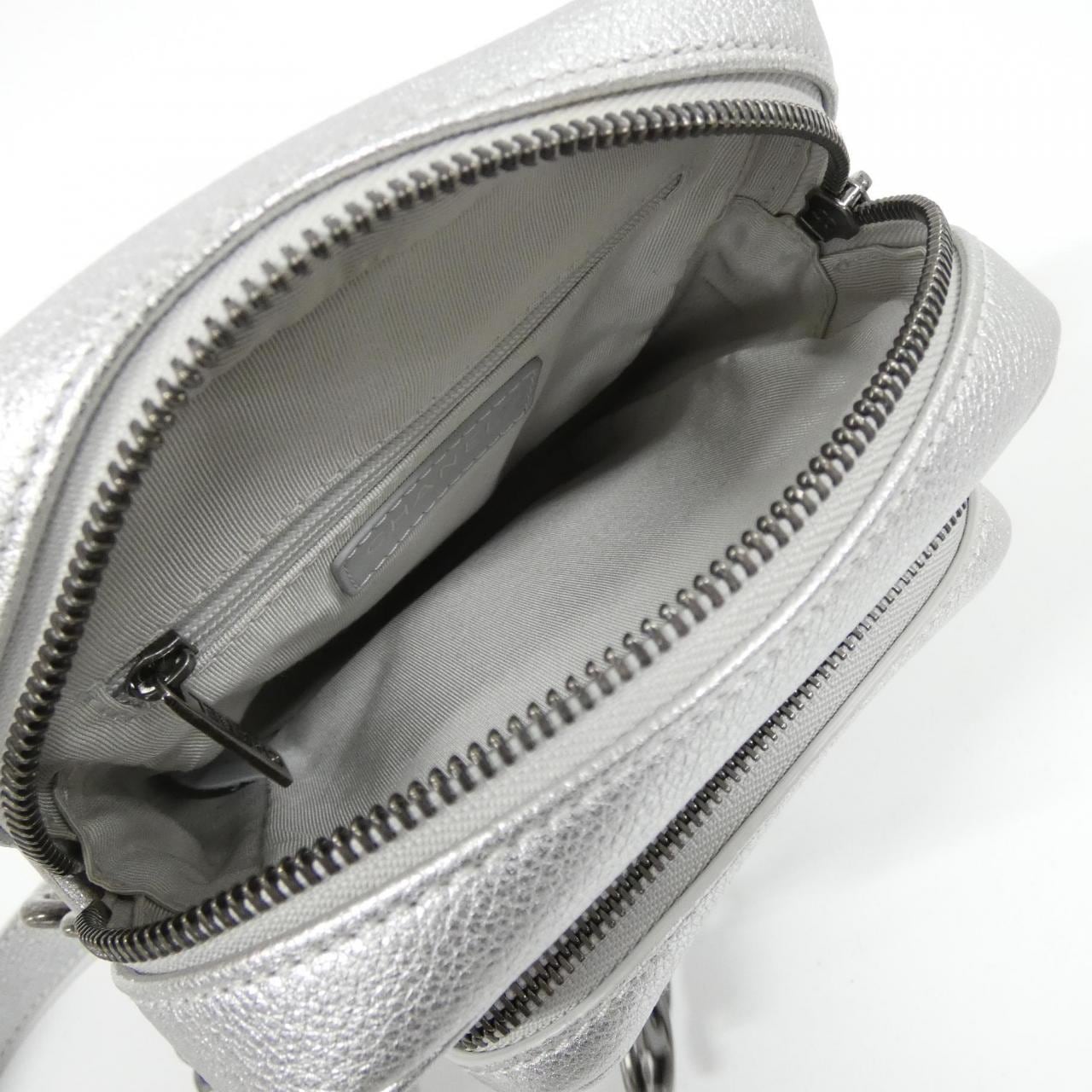 CHANEL Handbag 銀色 中古品A - 縮圖 9