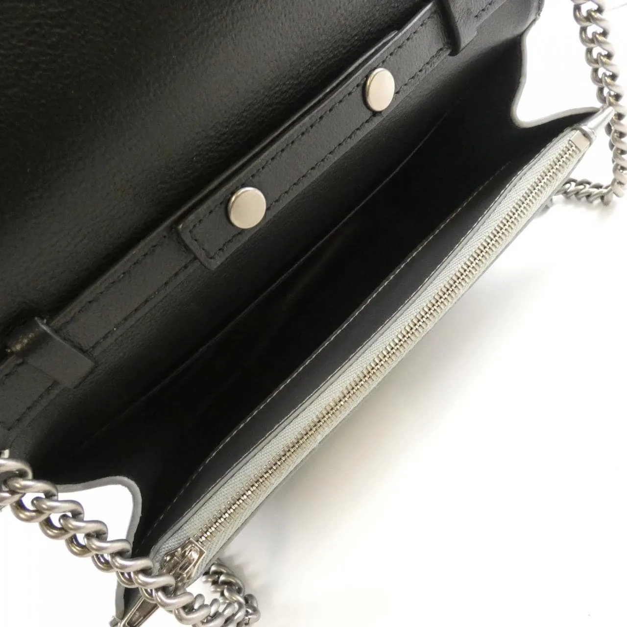 BALENCIAGA Hourglass 593615 IND3Y Wallet Leather 黑色 皮革 中古品B - 縮圖 7