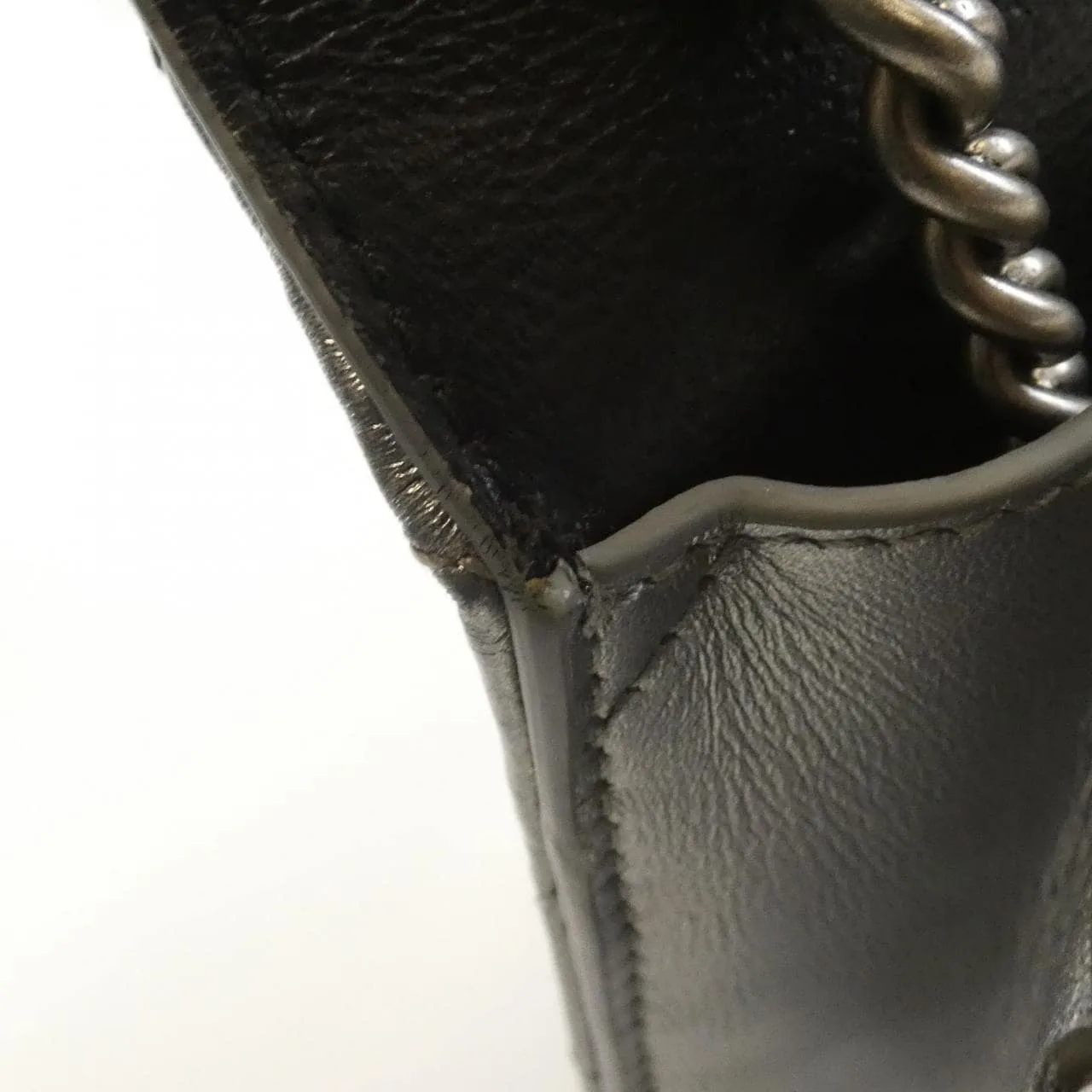 BALENCIAGA Hourglass 593615 IND3Y Wallet Leather 黑色 皮革 中古品B - 縮圖 8