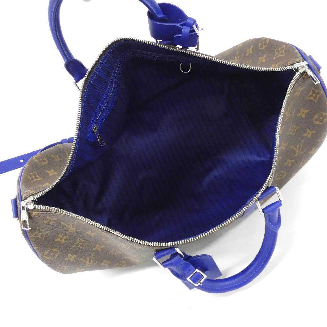 LOUIS VUITTON Keepall M12633 Boston Bag Monogram 黑色 Monogram 中古品A - 縮圖 6