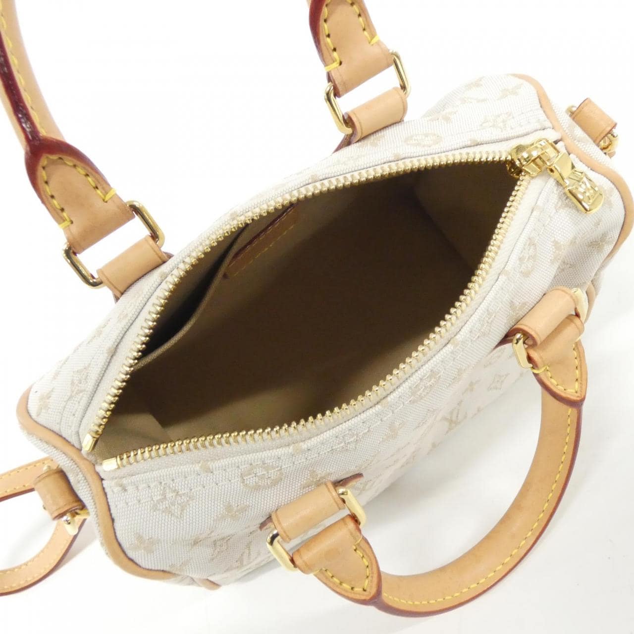 LOUIS VUITTON Speedy M12747 Boston Bag Monogram 黑色 Monogram 中古品A - 縮圖 8