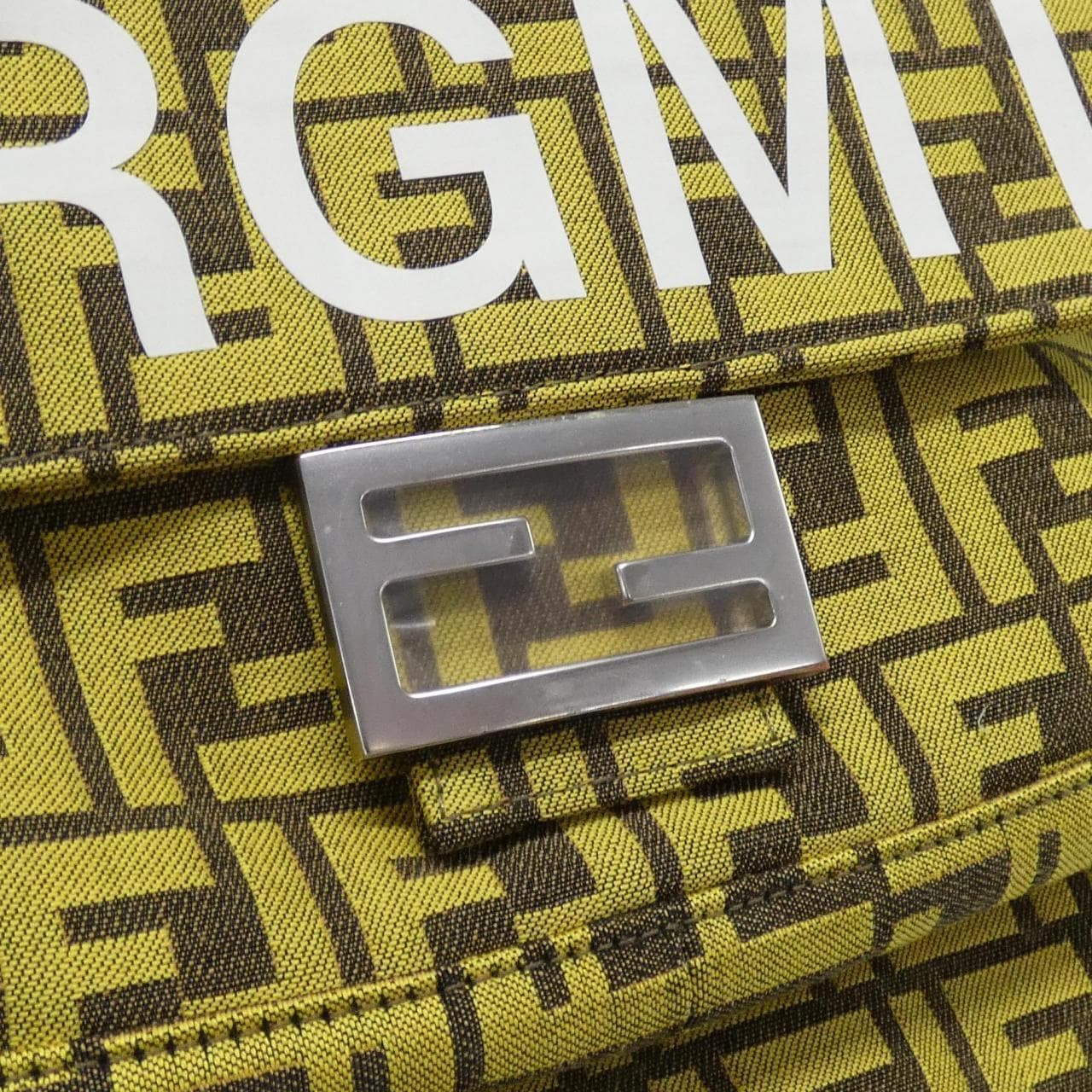 FENDI Baguette 8BH418 AR1Y Bag Canvas 黑色 帆布 中古品A - 縮圖 4