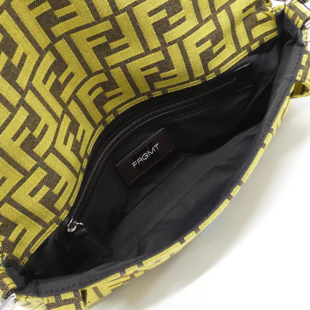 FENDI Baguette 8BH418 AR1Y Bag Canvas 黑色 帆布 中古品A - 縮圖 7