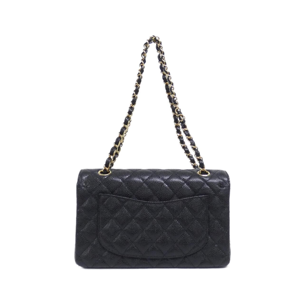 CHANEL Matelasse 1113 Shoulder Grained Calfskin Black Grained Calfskin - Thumbnail 2