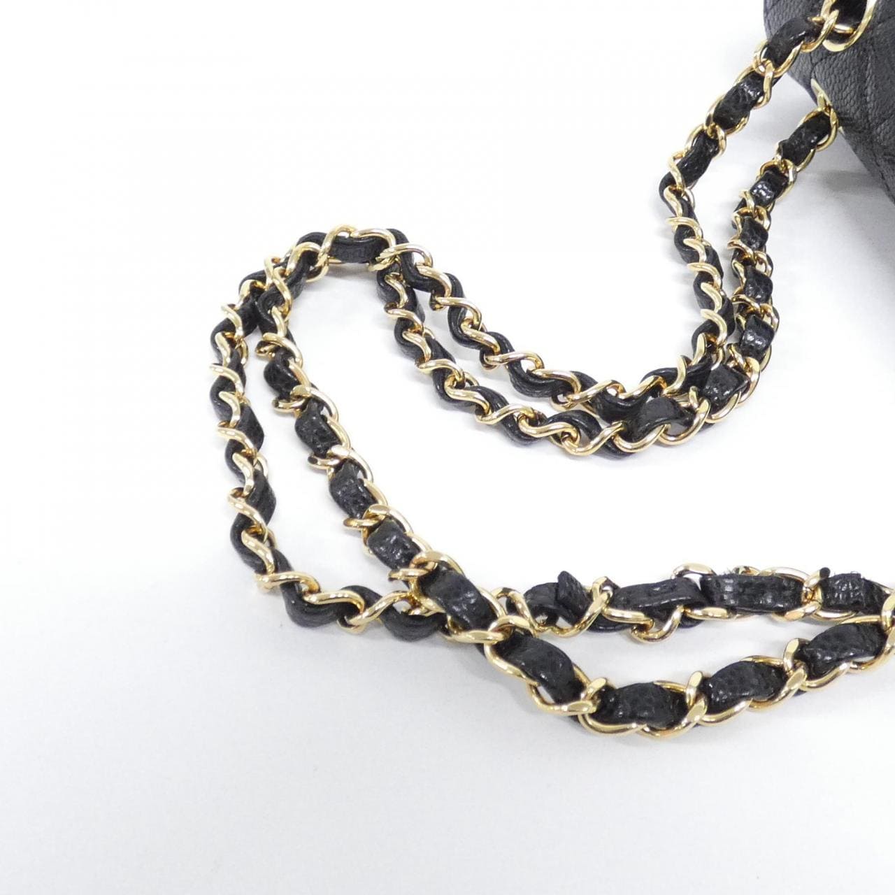 CHANEL Matelasse 1113 Shoulder Grained Calfskin Black Grained Calfskin - Thumbnail 4