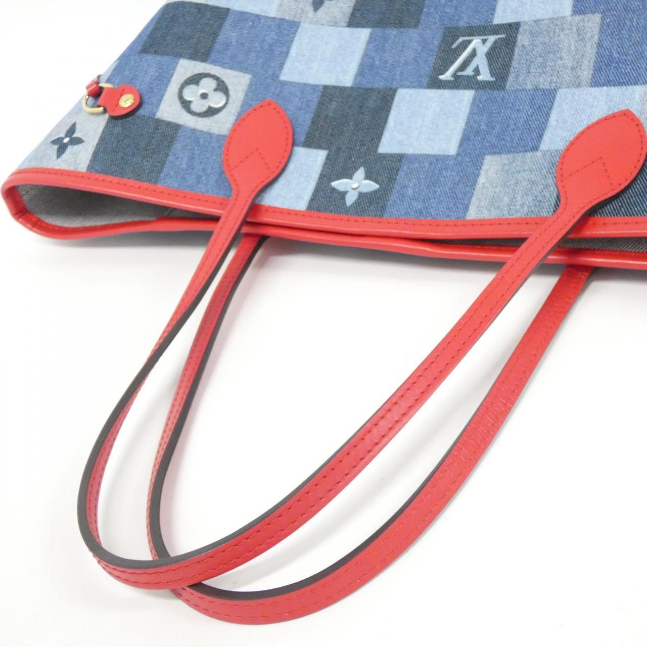 LOUIS VUITTON Neverfull M44981 Bag Monogram Rouge Monogram Rank A - Thumbnail 4