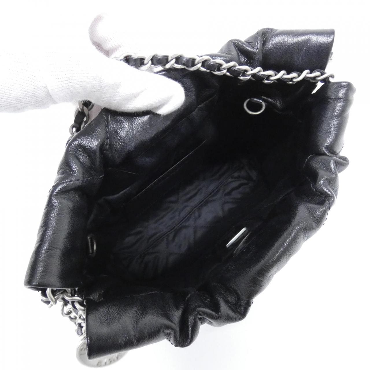 CHANEL Chanel 22 AS3980 Bag 黑色 中古品A - 縮圖 6