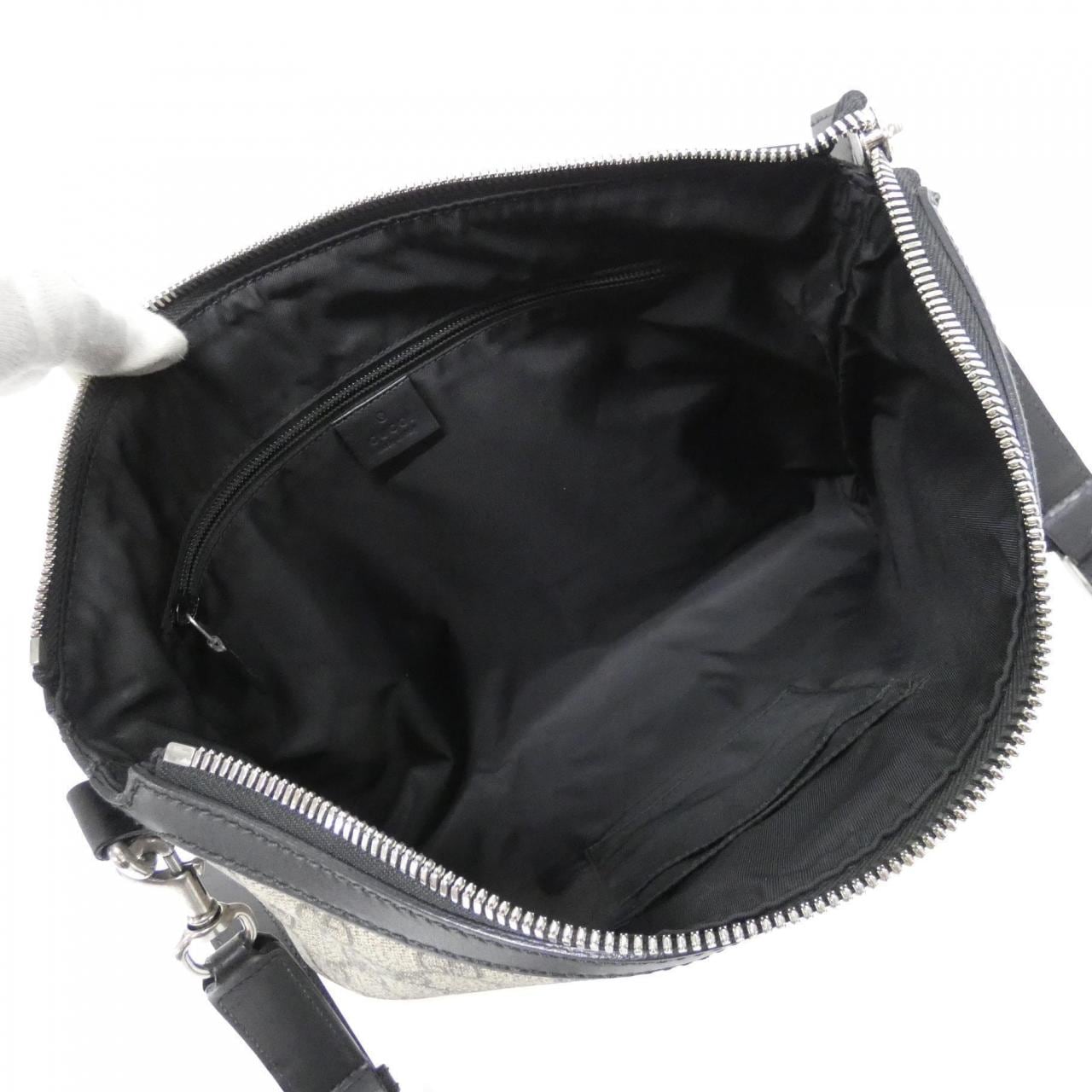 GUCCI 523335 96I6N Shoulder Bag Canvas Black Canvas - Thumbnail 8