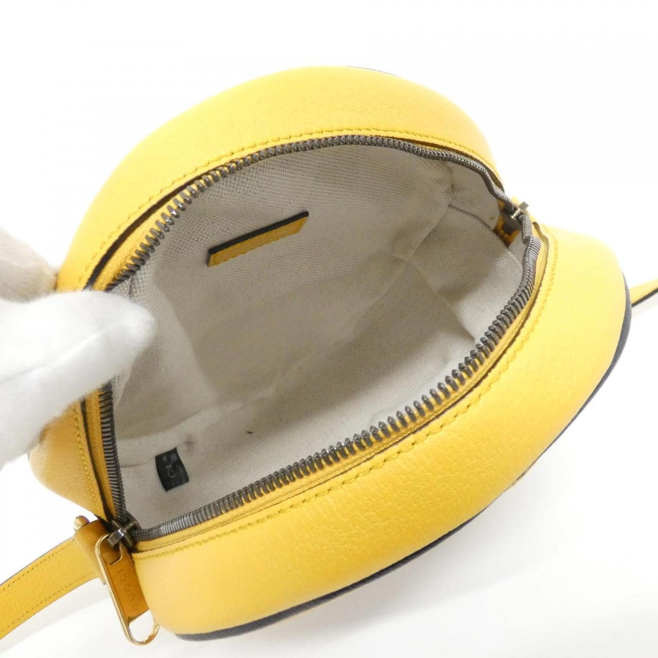 GUCCI 702626 DJ24T Shoulder Bag Leather Yellow Leather Rank A - Thumbnail 8